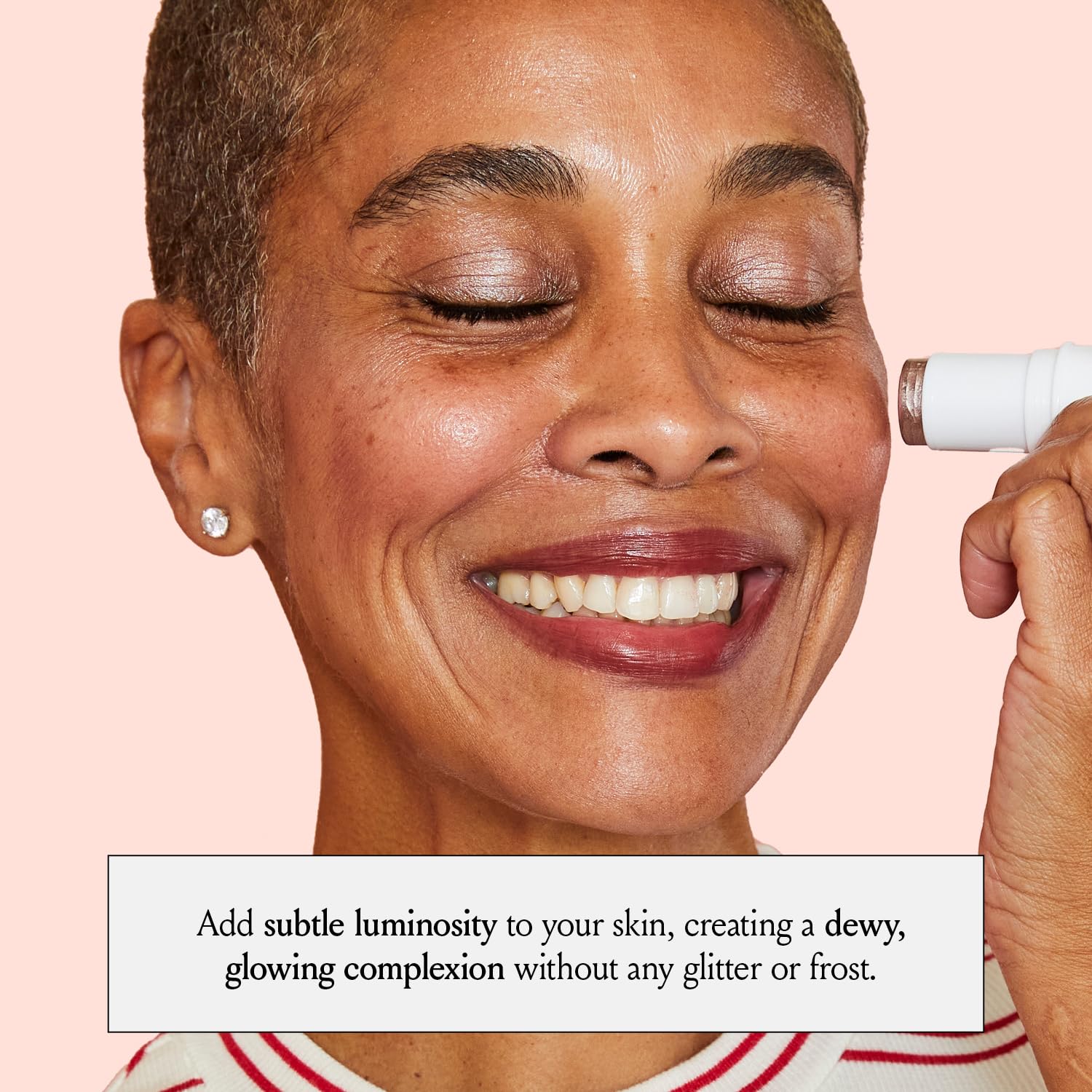 Boomstick Glimmer ® Highlighter Makeup Stick, Subtle Shimmer Face Highlighter Stick for Mature Skin, Hydrating Cream Makeup for Cheekbones, Brow Bones & Nose, No Glitter Highlight BOOM! by Cindy Joseph uk supplements