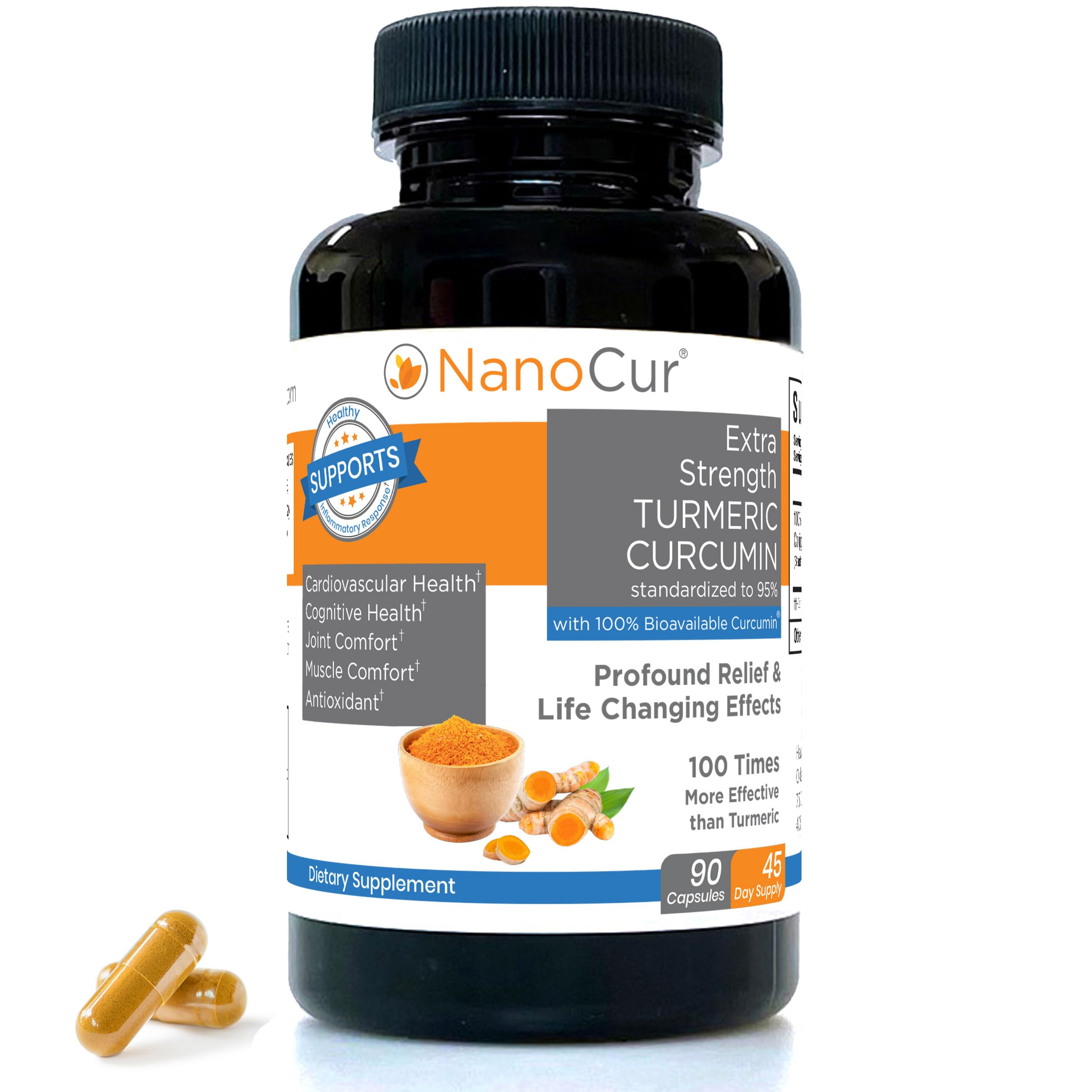 Nanocur Turmeric Curcumin - 100x More Active Than Turmeric, 170% More Active Than Nanocur uk supplements