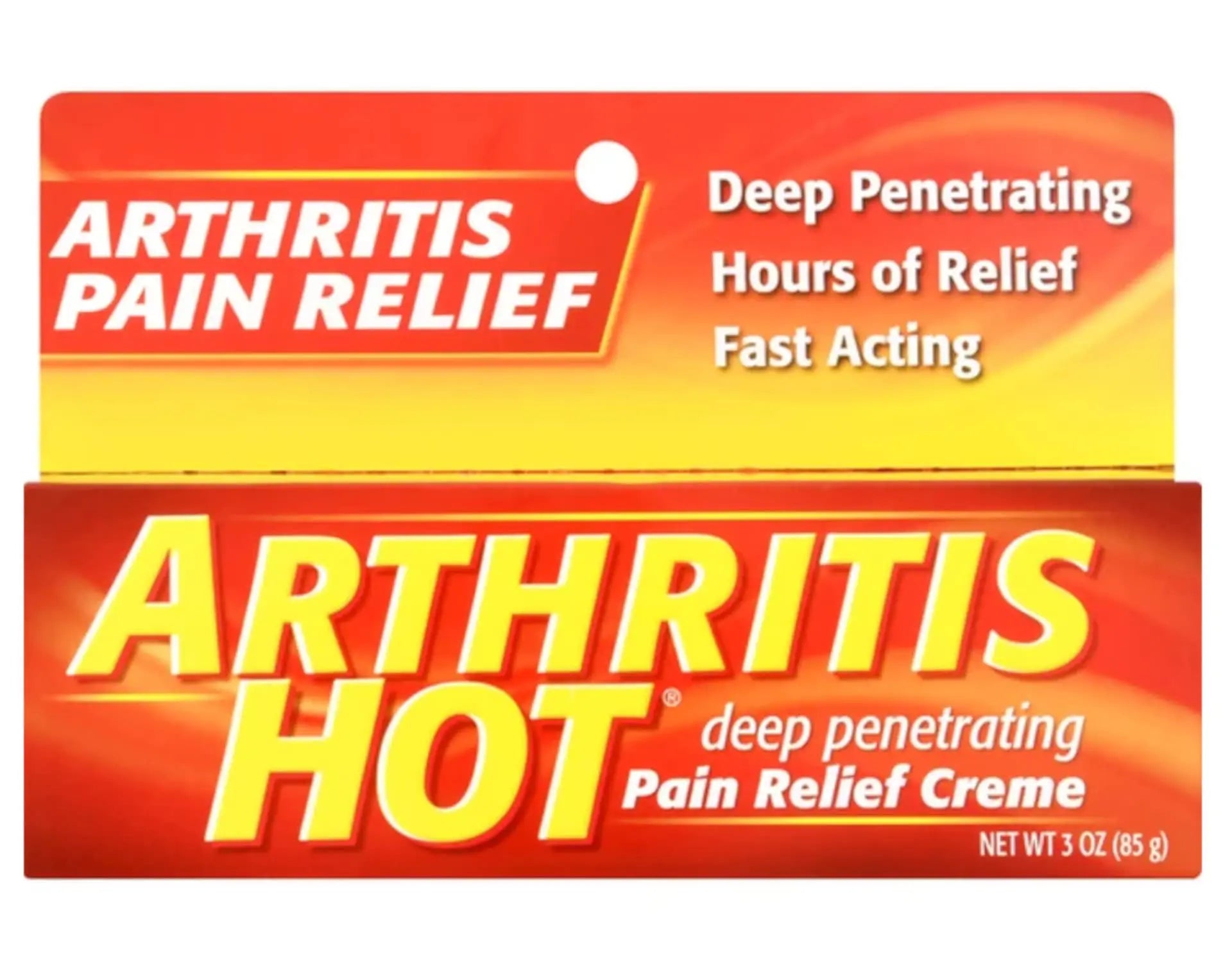 Arthritis Hot Pain Relief Creme 3 oz (Pack of 4) Arthritis Hot uk supplements