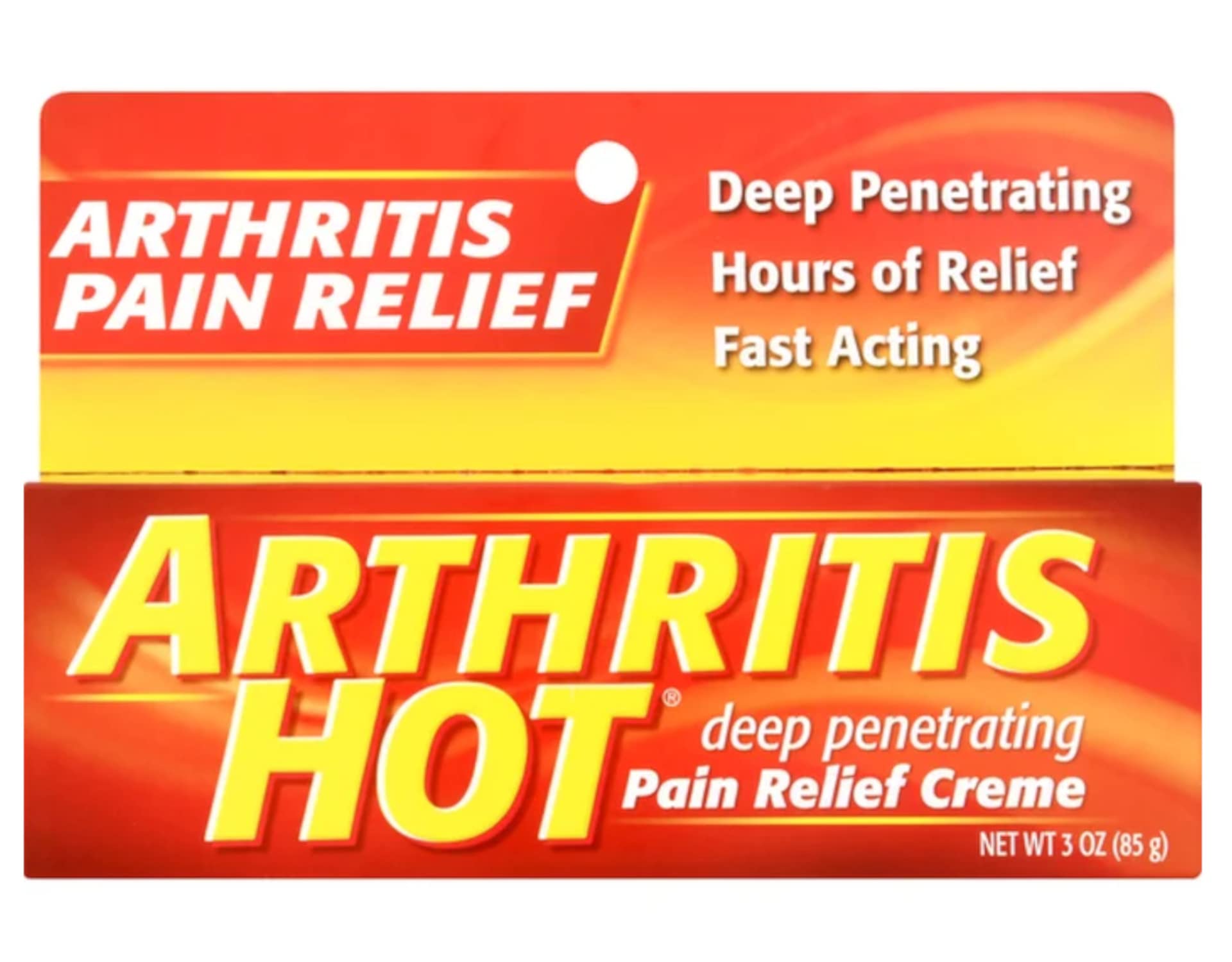 Arthritis Hot Pain Relief Creme 3 oz (Pack of 2) Chattem uk supplements