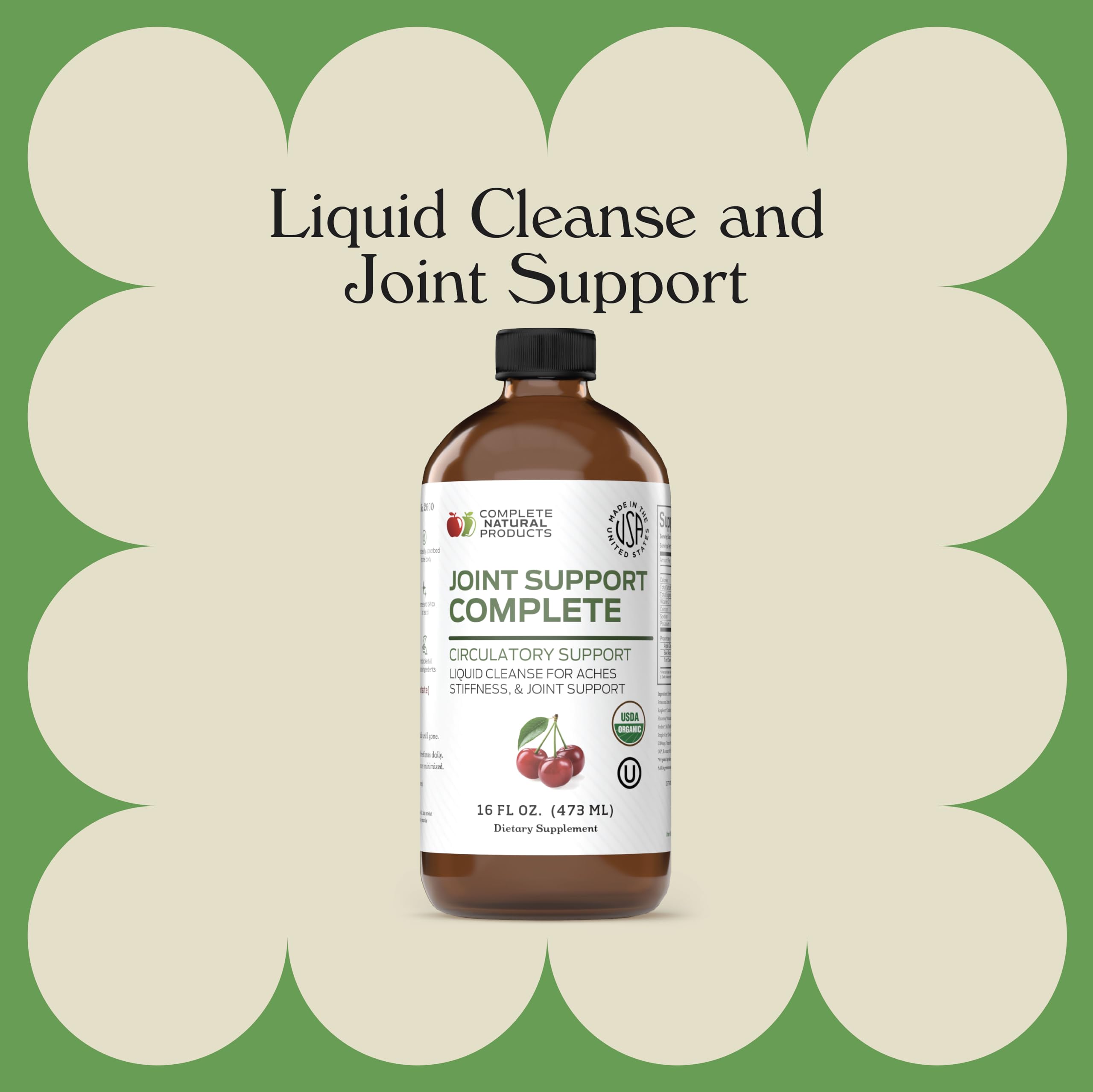 Complete Natural Products Joint Support Complete – 16 Fl Oz Organic Liquid Joint Supplement with Glucosamine Chondroitin MSM – Natural Uric Acid Cleanse & Herbal Joint Health Support for Mobility Complete Natural Products uk supplements