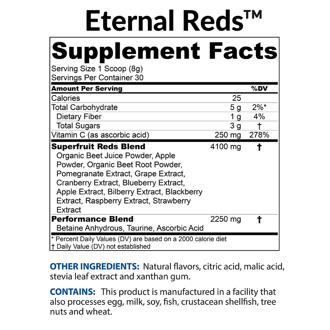 BioTrust Eternal Reds, Red Superfoods Powder, Support for Heart Health and Circulation, Energy, Stamina, No Added Sugar or Caffeine, Naturally Flavored and Sweetened, Berry Flavor (30 Servings) BioTrust uk supplements
