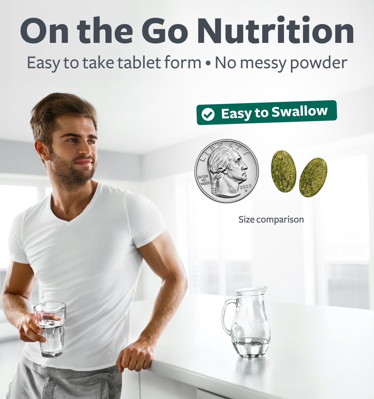 USDA Organic Super Greens Supplement - Organic Greens Fruits and Vegetable Supplement for Adults with 28 Superfood Complex with Superfruits Roots Herbs & More - Vegan & Non-GMO (Up to 1 Month Supply) Healths Harmony uk supplements