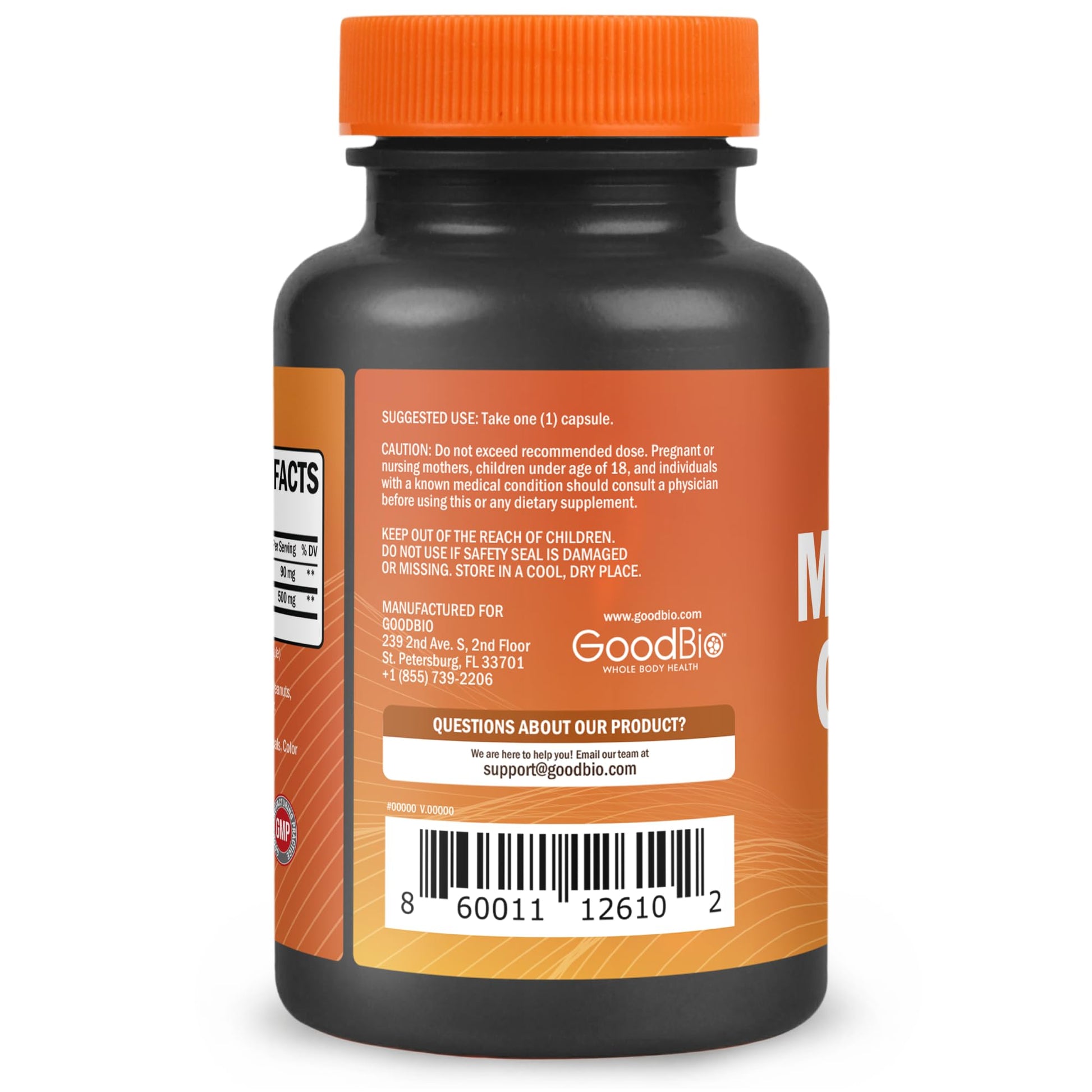 Magnesium Glycinate - High Absorption Magnesium Supplement 500mg Per Serving for Stress Relief, Sleep, Heart and Bone Health, Nerve Support - Non-GMO, Gluten-Free, Gentle on Stomach, 240 Capsules GOODBIO uk supplements