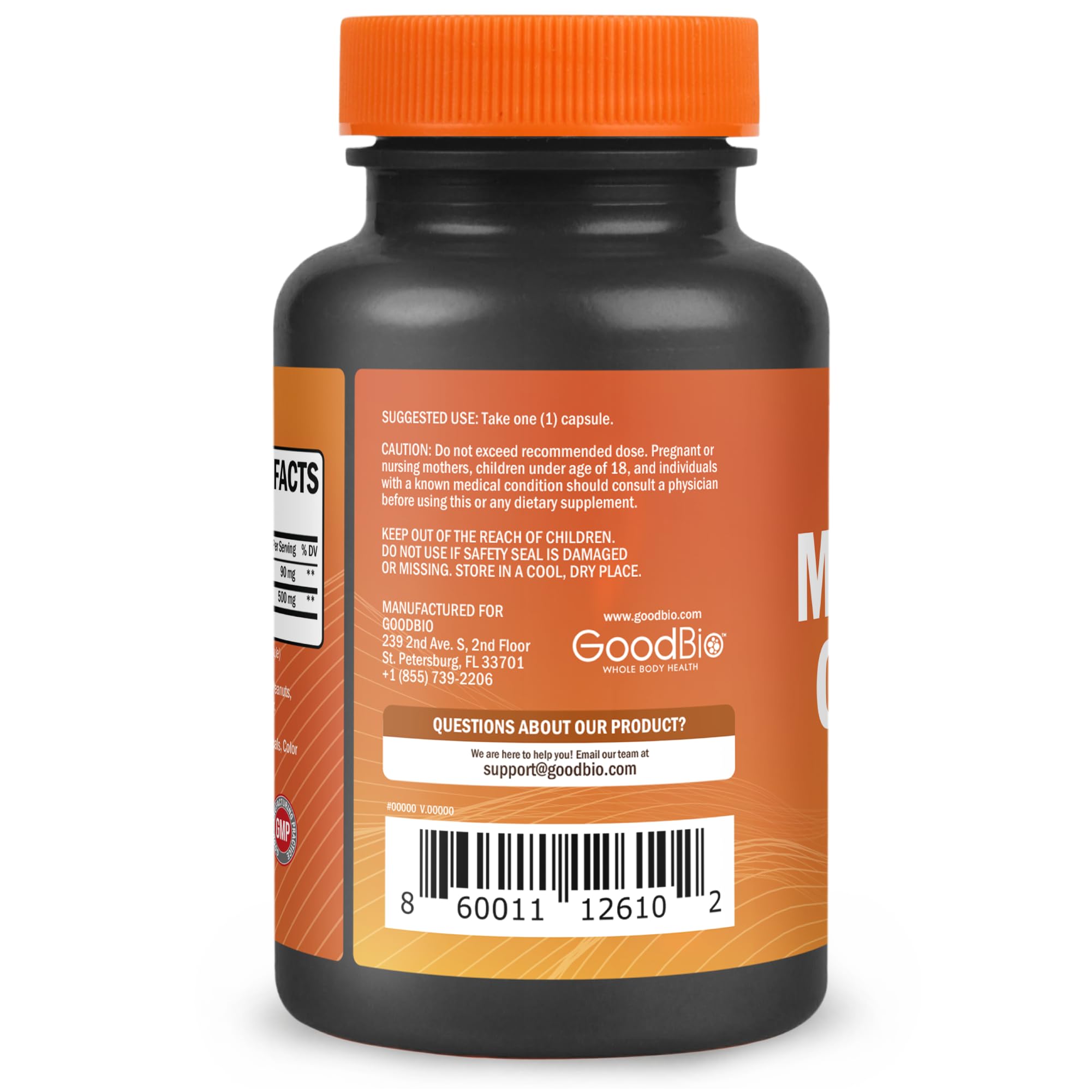 Magnesium Glycinate - High Absorption Magnesium Supplement 500mg Per Serving for Stress Relief, Sleep, Heart and Bone Health, Nerve Support - Non-GMO, Gluten-Free, Gentle on Stomach, 240 Capsules GOODBIO uk supplements