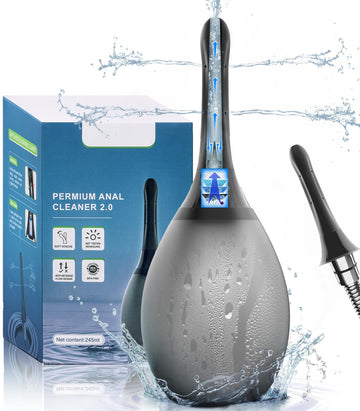 Onegreen Enema Douche Bulb Anti Back-Flow Portable Anal Douche Connected to Shower Hole Onegreen uk supplements