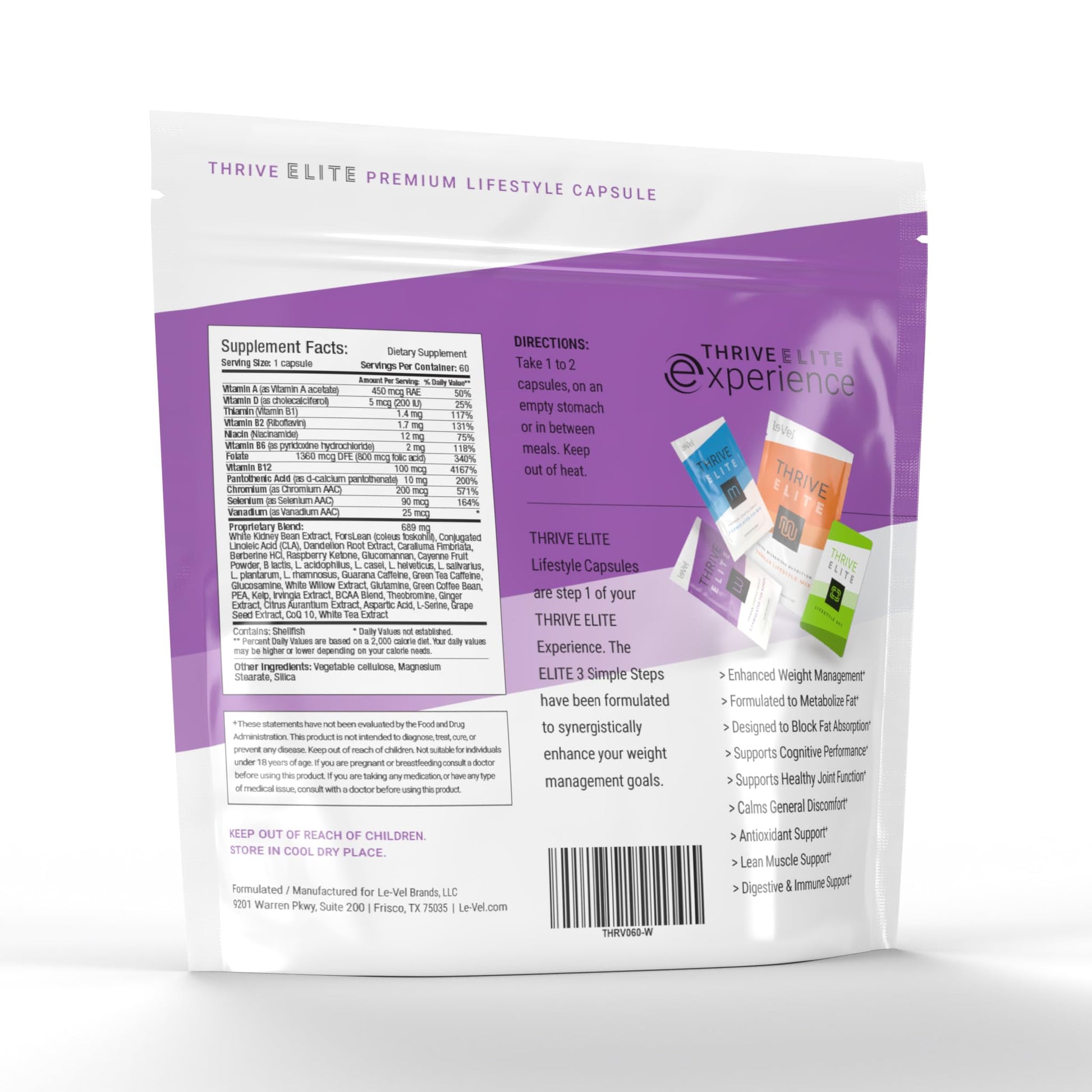 Le-Vel Thrive Elite Premium Lifestyle Capsule for Women | Womens Multivitamin Supplemen Le-Vel uk supplements