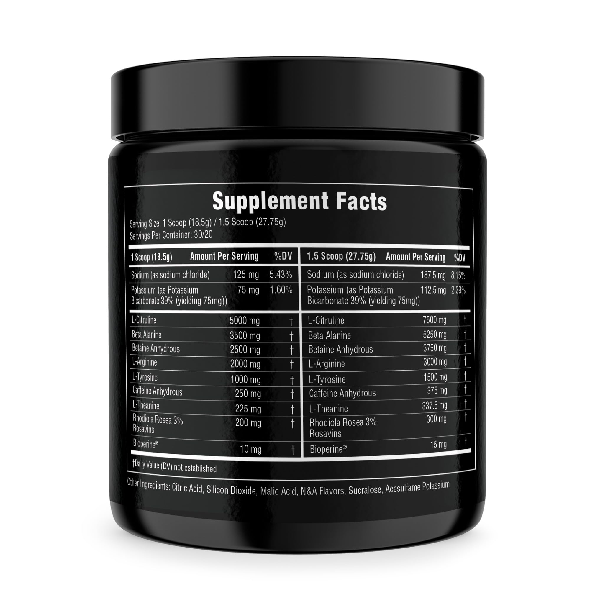 Uncaged Extreme Pre-Workout Powder - Extreme Energy, Focus, Nitric Oxide & Muscle ALPHA WOLF uk supplements
