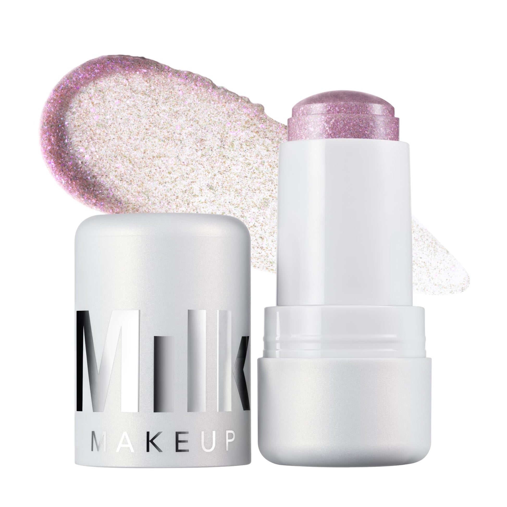 Milk Makeup Cooling Water Jelly Shimmer – Buildable Face + Body Highlighter Stick for Sheer Shimmery Glow – Long-Lasting, Hydrating, Glitter Free Formula – Boba (Violet Blue), 0.17oz Milk Makeup uk supplements