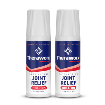 Theraworx Fast-Acting Joint Relief Roll-On Joint Discomfort & Inflammation Relief - 2.5 Oz - 2 Count Theraworx uk supplements