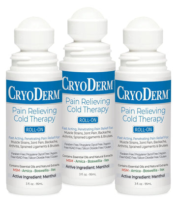 Cryoderm Roll-On 3-Pack, 3 Fl Oz (Pack of 3) CryoDerm uk supplements