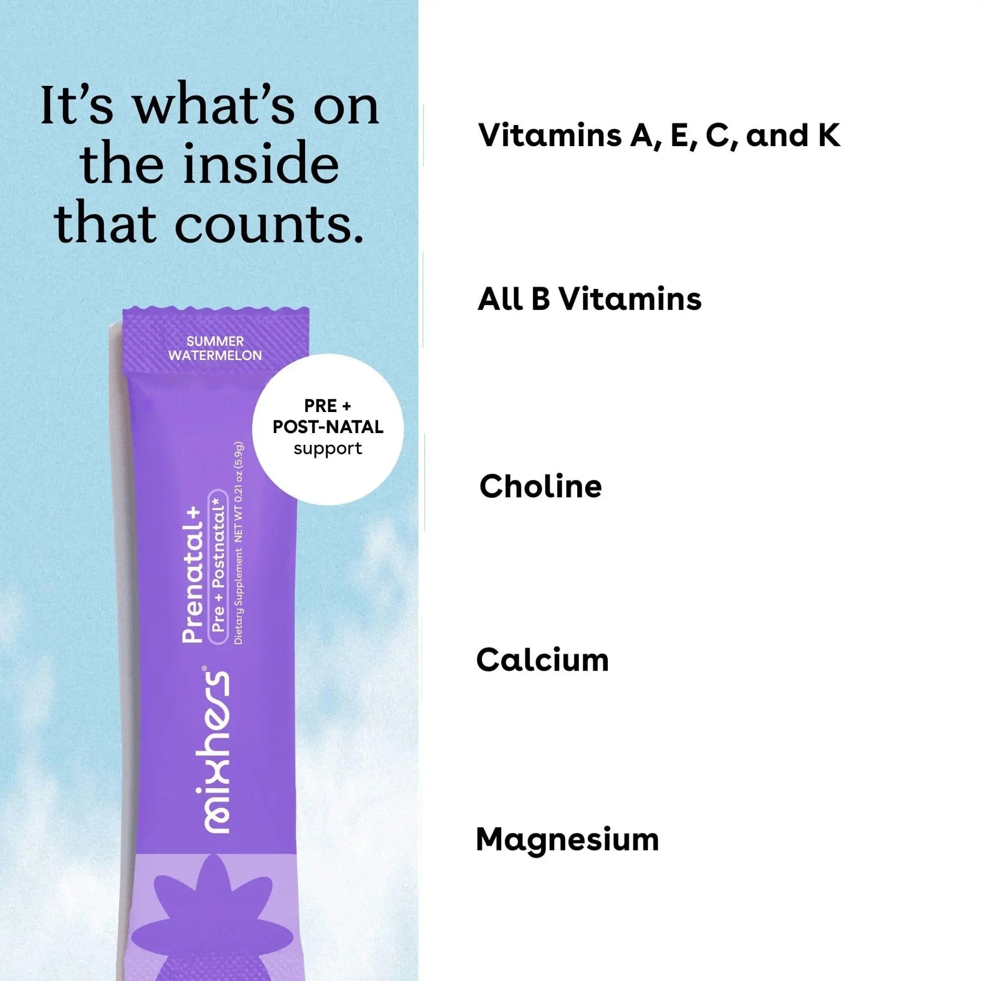 Mixhers Herbaby Pre- & Post-Natal Supplement - Liquid Multivitamin Drink Mix - With Iron, Choline & Methylated Folate MIXHERS uk supplements