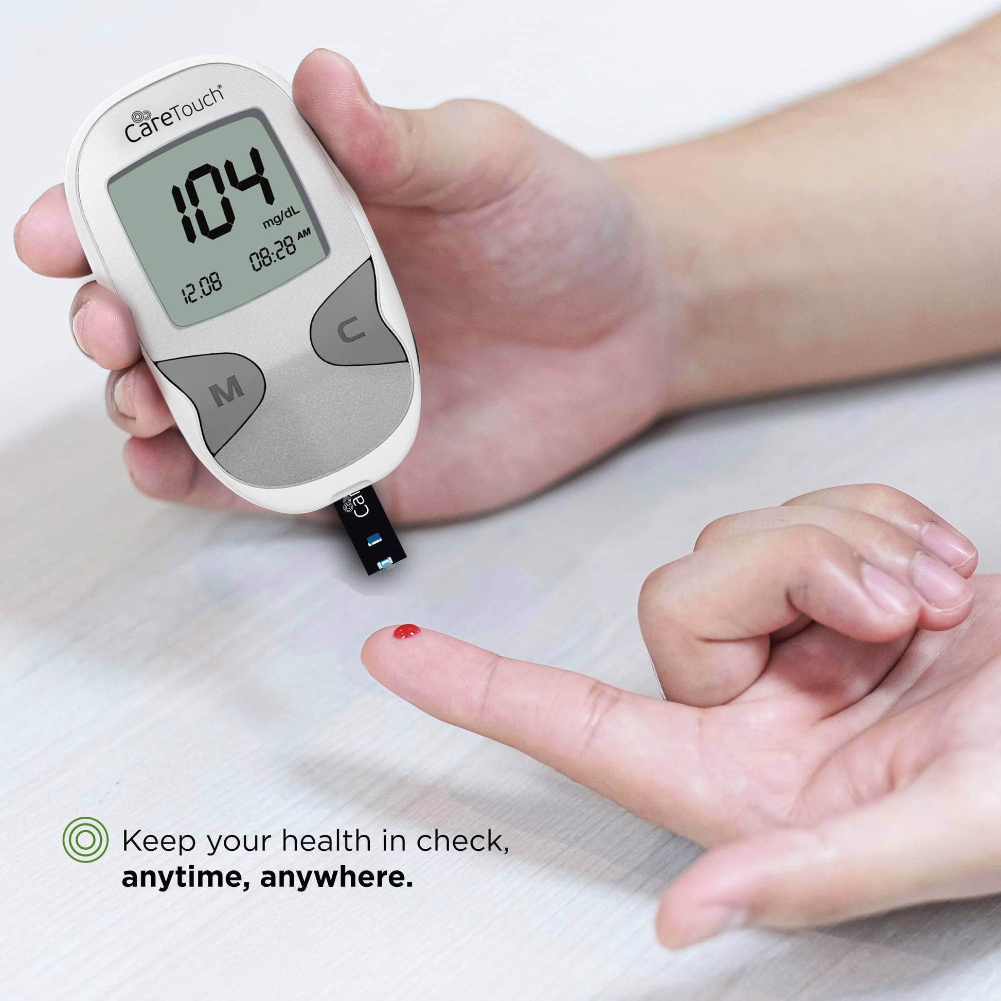 Care Touch Blood Glucose Meter Kit - Diabetes Testing Kit with Glucometer Care Touch uk supplements