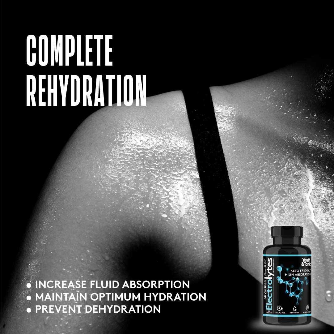 Complete Electrolyte Supplement Pills High Absorption | Cmax Potassium Youth & Tonic uk supplements