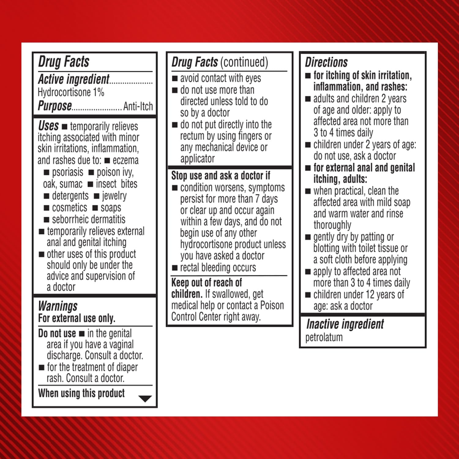 Cortizone-10 Maximum Strength Water Resistant Itch Relief Ointment, 1% Hydrocortisone, Fast-Acting, Anti-Itch Cream for Bug Bites, Rash, Eczema, Psoriasis, Poison Ivy, Oak, Sumac & More, 1 oz Cortizone 10 uk supplements