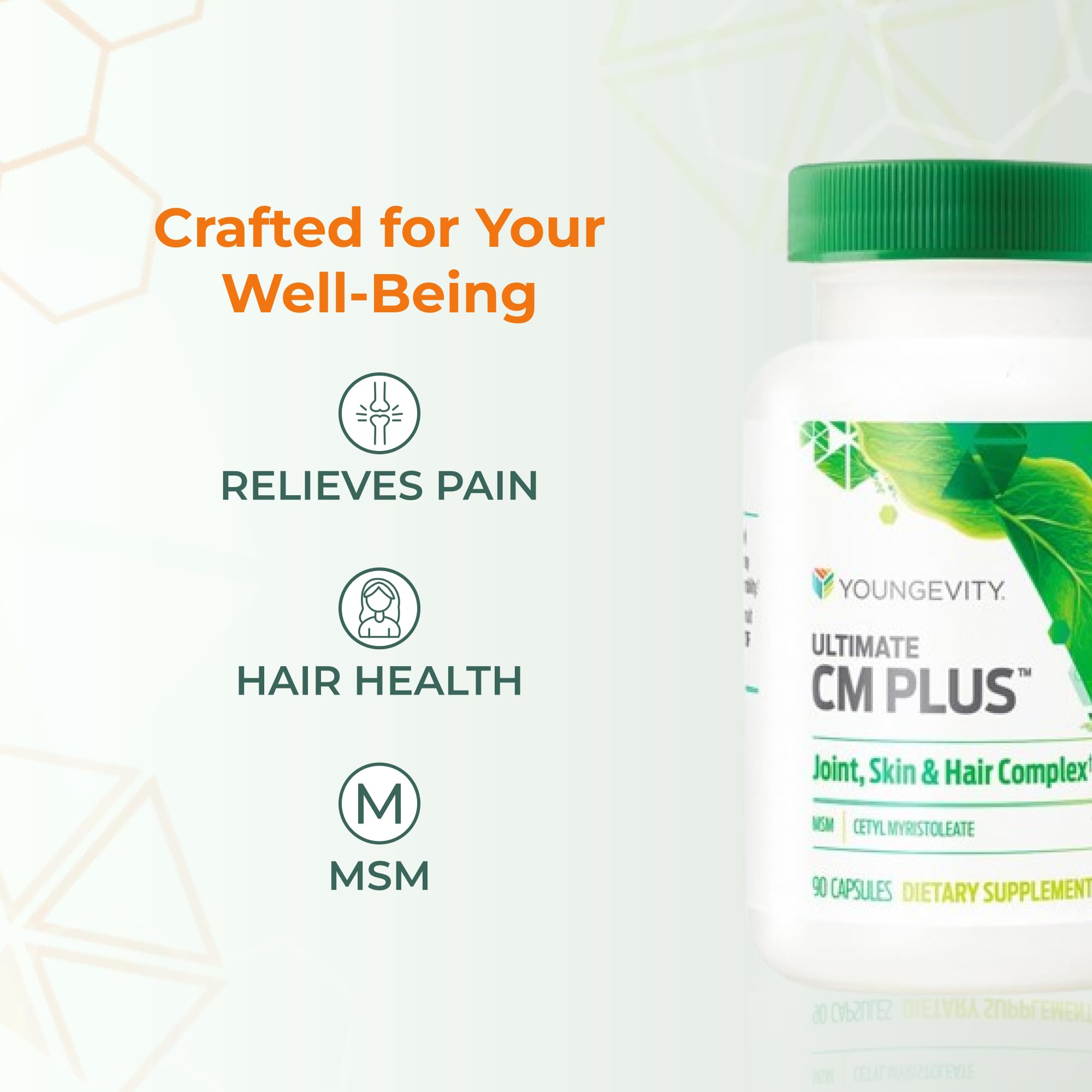 Youngevity Ultimate CM Plus™ - Patented Bone Health Supplement MSM & Cetyl Myristoleate - Muscle and Bone Health Complex - (90 Capsules) Youngevity uk supplements