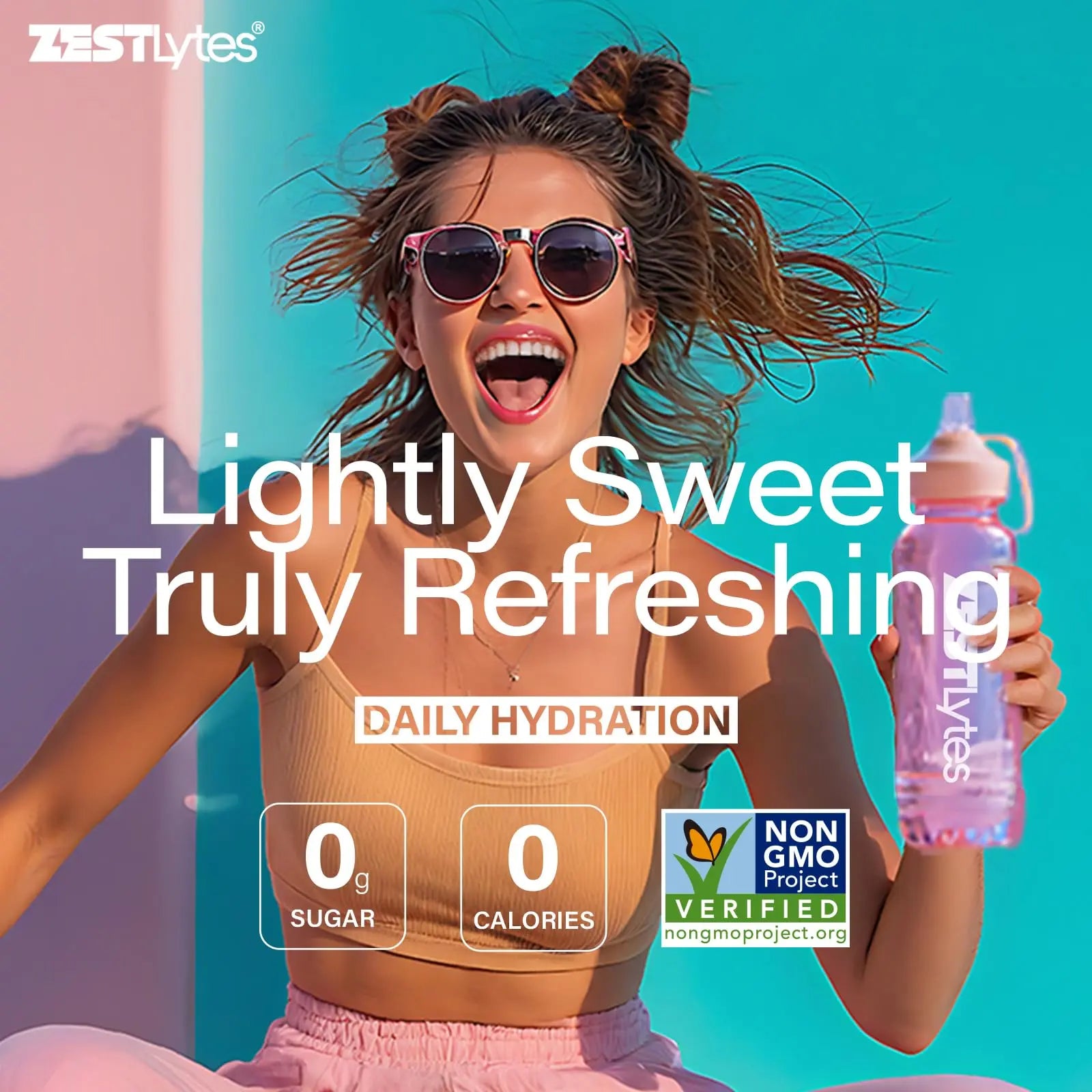 ZestLytes 40 Sticks Low Sodium Sugar Free & 0 Calorie Electrolyte Hydration Packets, Lightly Sweet Electrolyte Powder Drink Mix, Liquid Daily IV Flavors | Lemon Orange Peach Grapefruit ZestLytes uk supplements