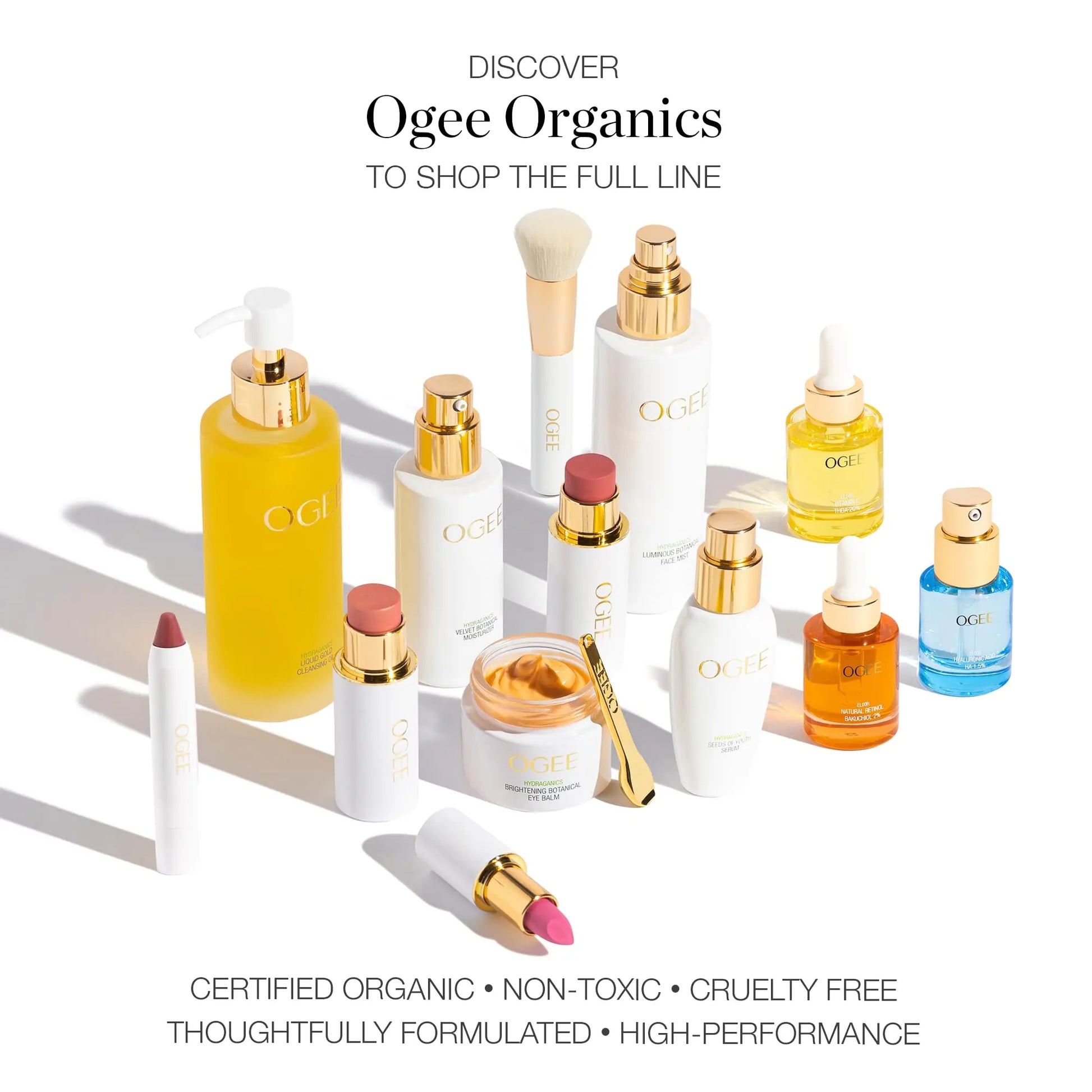Ogee Sculpted Face Stick (ROSE QUARTZ - ROSE BLUSH) Certified Organic Blush Stick - Multi-Use Cream Blush Stick for Cheeks, Lips & Face Ogee uk supplements
