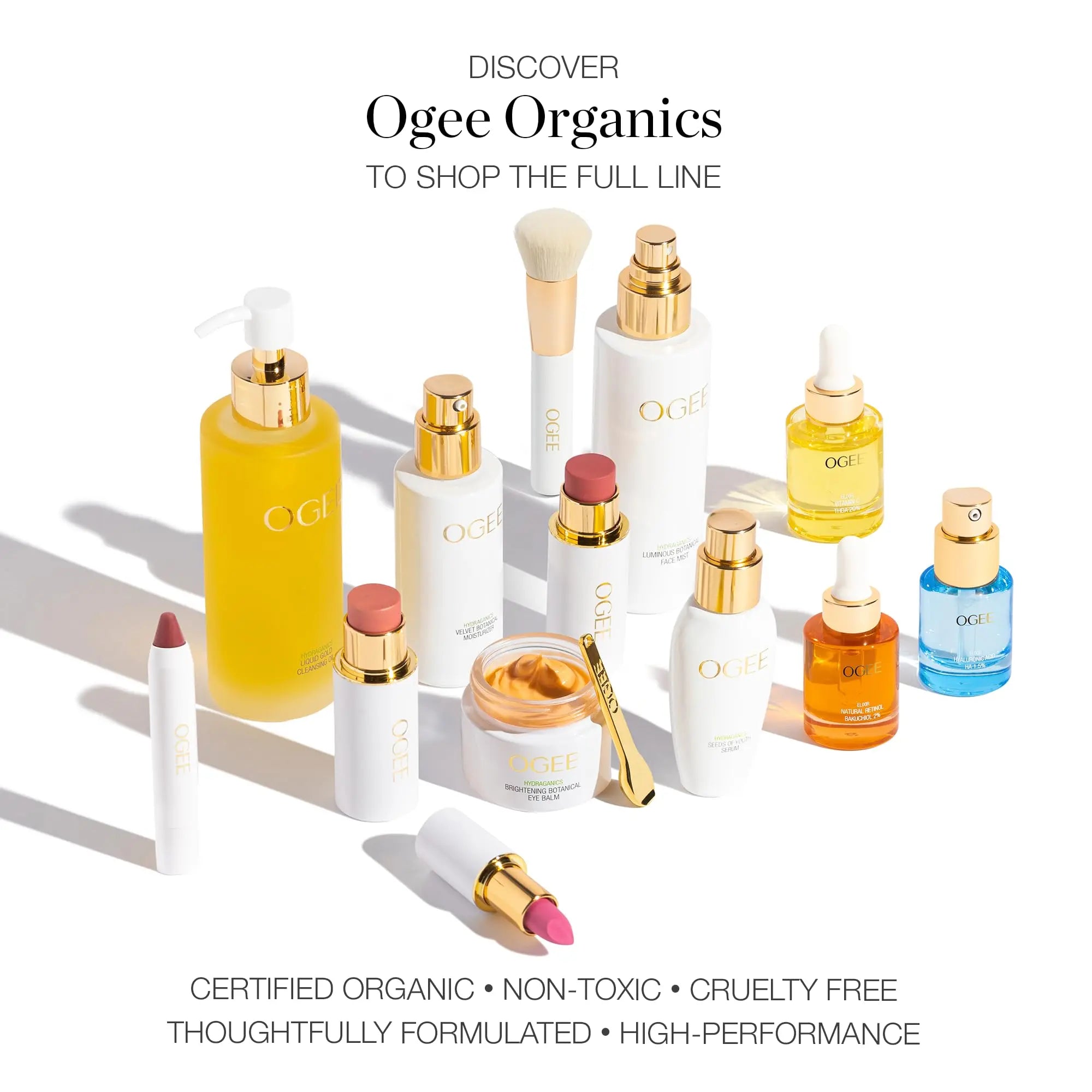 Ogee Sculpted Face Stick (ROSE QUARTZ - ROSE BLUSH) Certified Organic Blush Stick - Multi-Use Cream Blush Stick for Cheeks, Lips & Face Ogee uk supplements