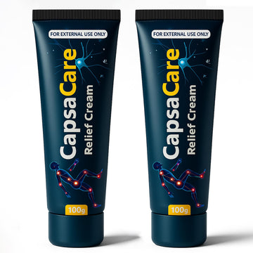 CapsaCare Neuropathy Relief Cream - with Capsaicin & Arnica, Menthol for Muscle & Joint Comfort, Fast Absorbing Formula for Feet, Hands, Legs, and Waist (2Pcs) MCArthur uk supplements