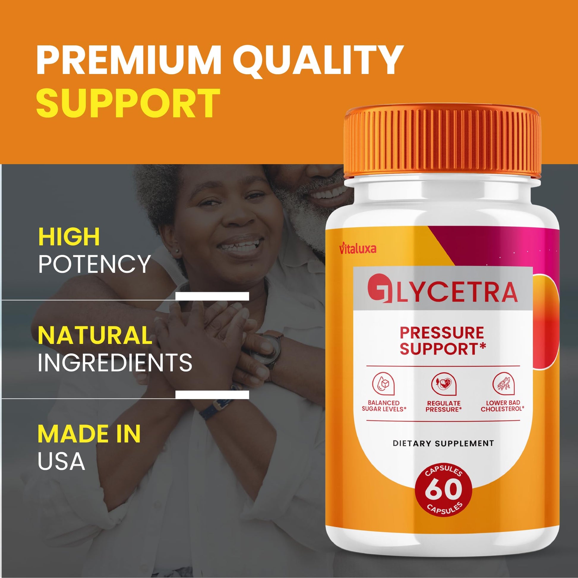 (2 Pack) Glycetra Capsules, Glycetra Blood Support Supplement Advanced Formula Premium Blend All Natural Balance Flow, Glicetra Pills Maximum Strength Glycogen Support Health Wellness Review (120 Ct) Vitaluxa uk supplements
