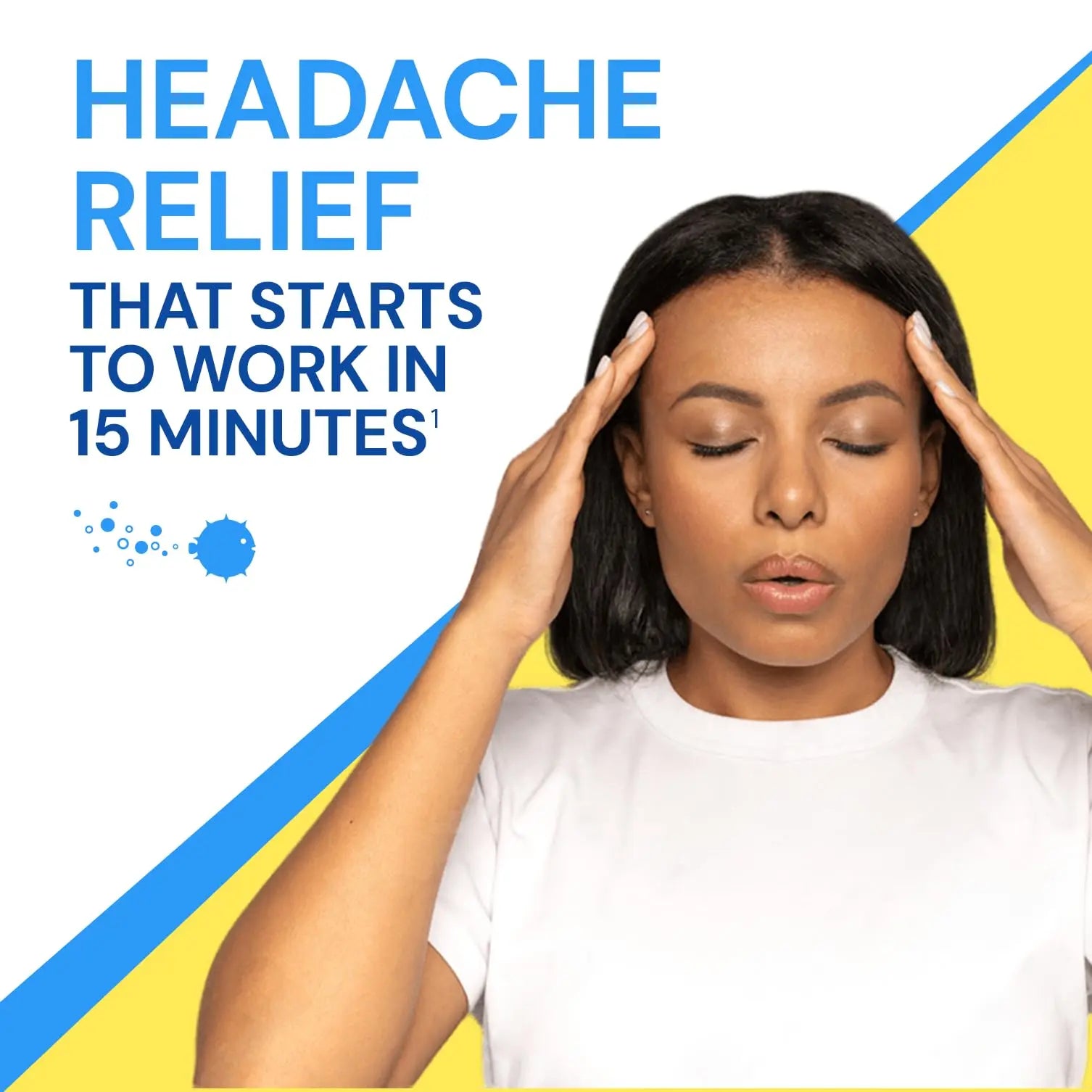 Blowfish for Headaches | Maximum Strength Effervescent Pain Relief Tablets – Treats Headaches Fast, 2X Faster Than Pills – Lemon Flavor (2 Pack) Blowfish uk supplements