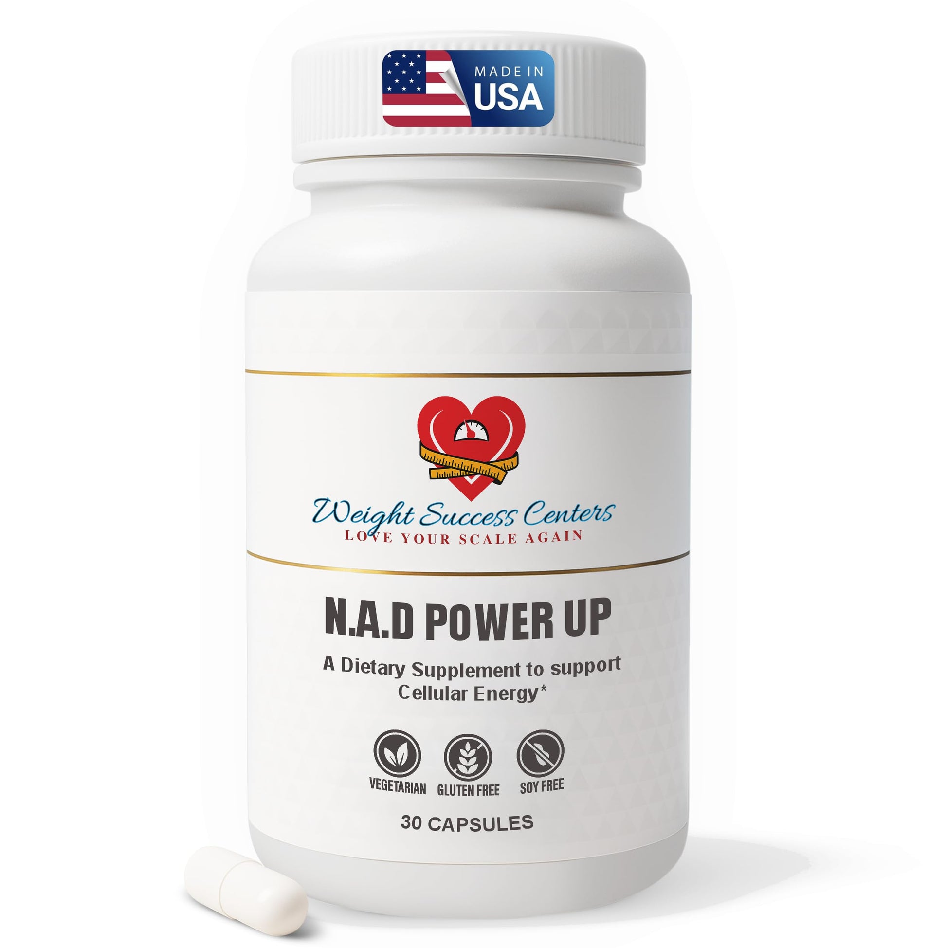Weight Success Centers NAD+ Power Up Liposomal NAD+ Supplement – High Potency for Cellular Energy & Healthy Aging – Vegan, Gluten-Free, Non-GMO – for Men & Women – 30-Day Supply Weight Success Centers uk supplements