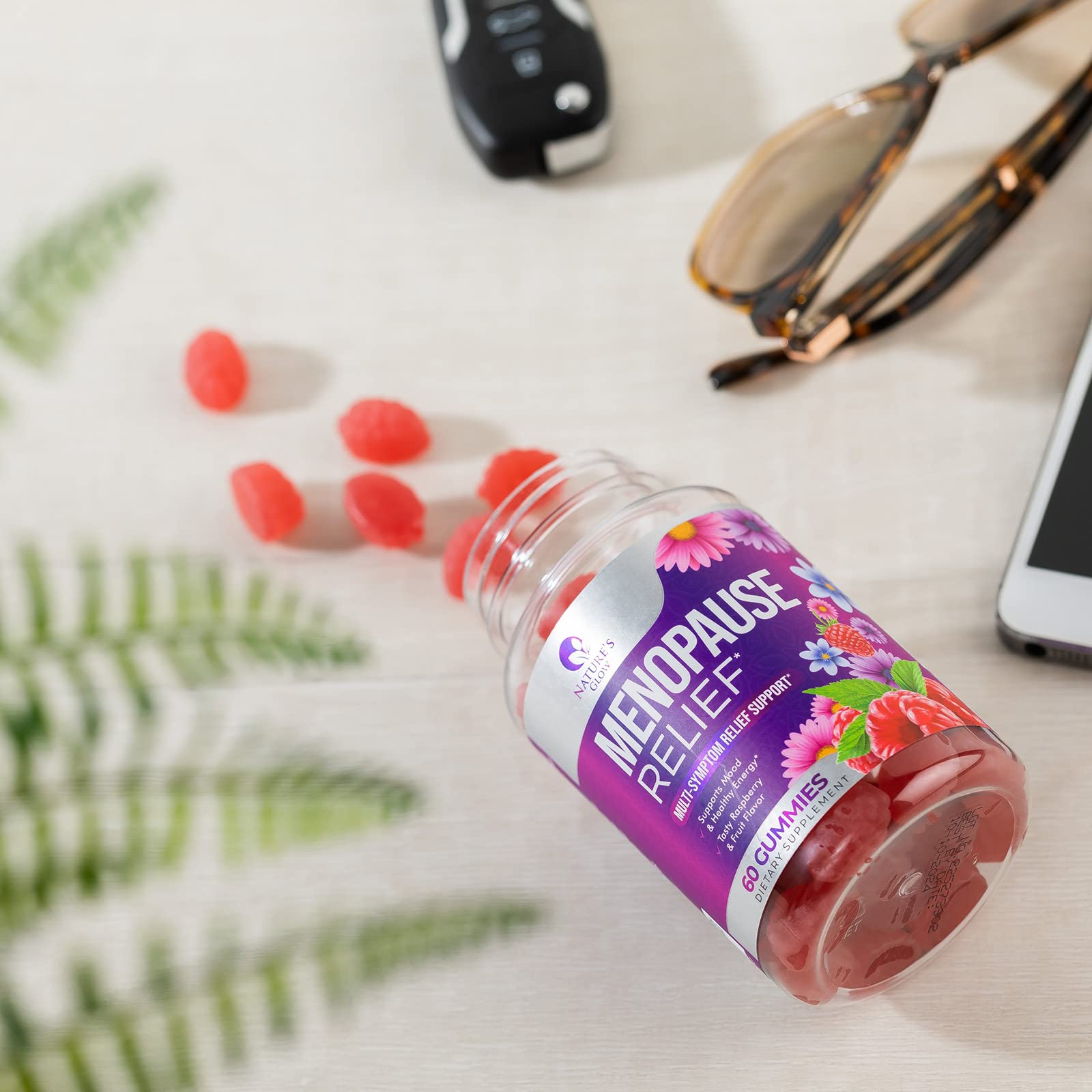 Nature's Glow Menopause Relief Vitamin Gummy for Women - Effective Menopause Nature's Glow uk supplements