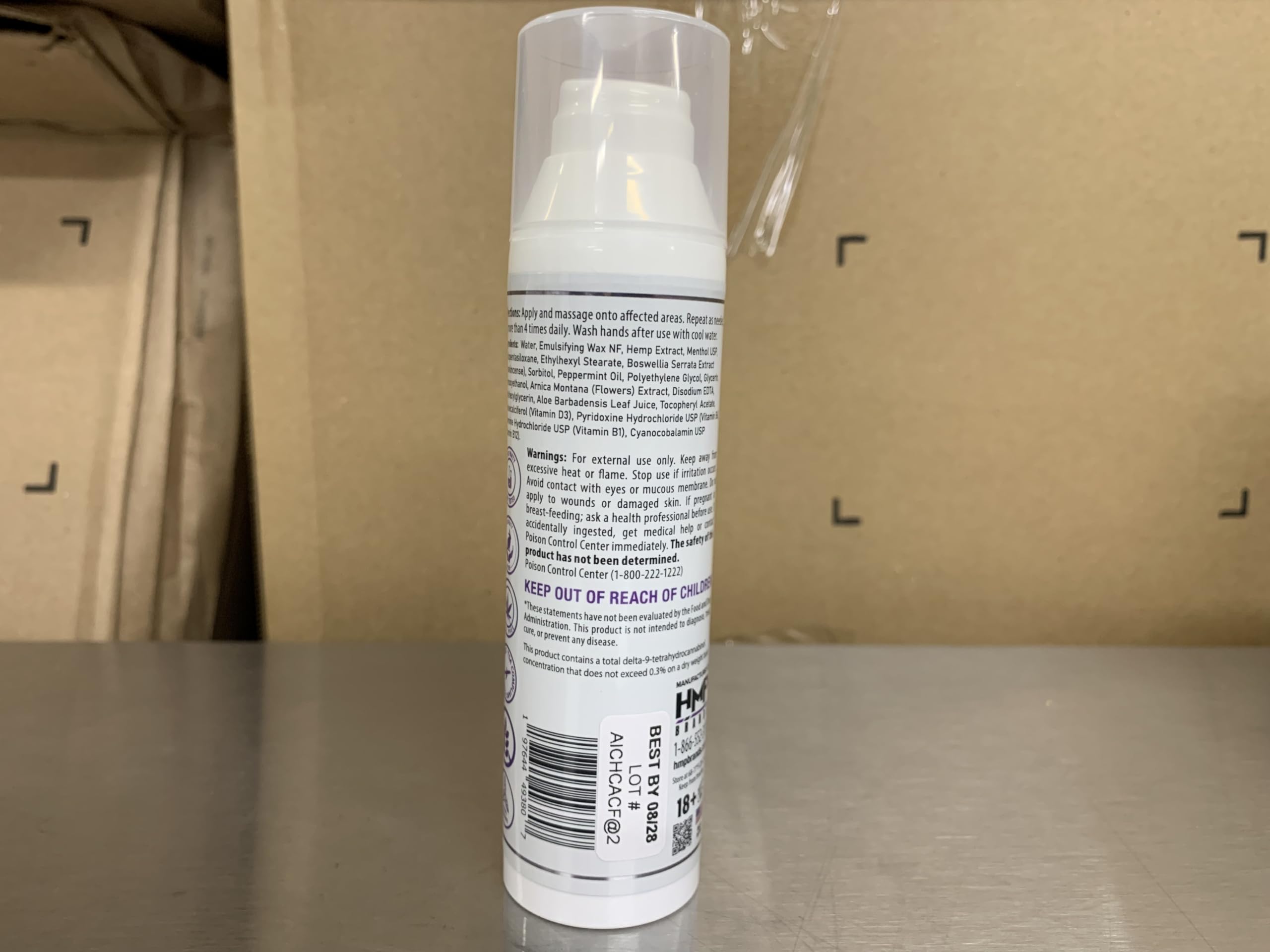 HMP BRANDS Neuropathy Cream Nerve Hemp Cream 2000mg Maximum Strength for Feet, Hands, Legs, Toes, Back. Natural Arnica, Vitamin D3 B1 B6 B12 w Menthol, Made in USA 2.1oz HMP BRANDS uk supplements