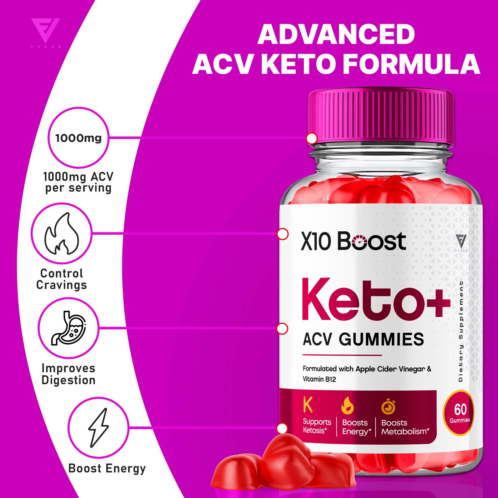 X10 Boost Keto ACV Gummies, X10 Keto Boost Gummies Advanced X10boost, X 10 Keto Fyvus uk supplements