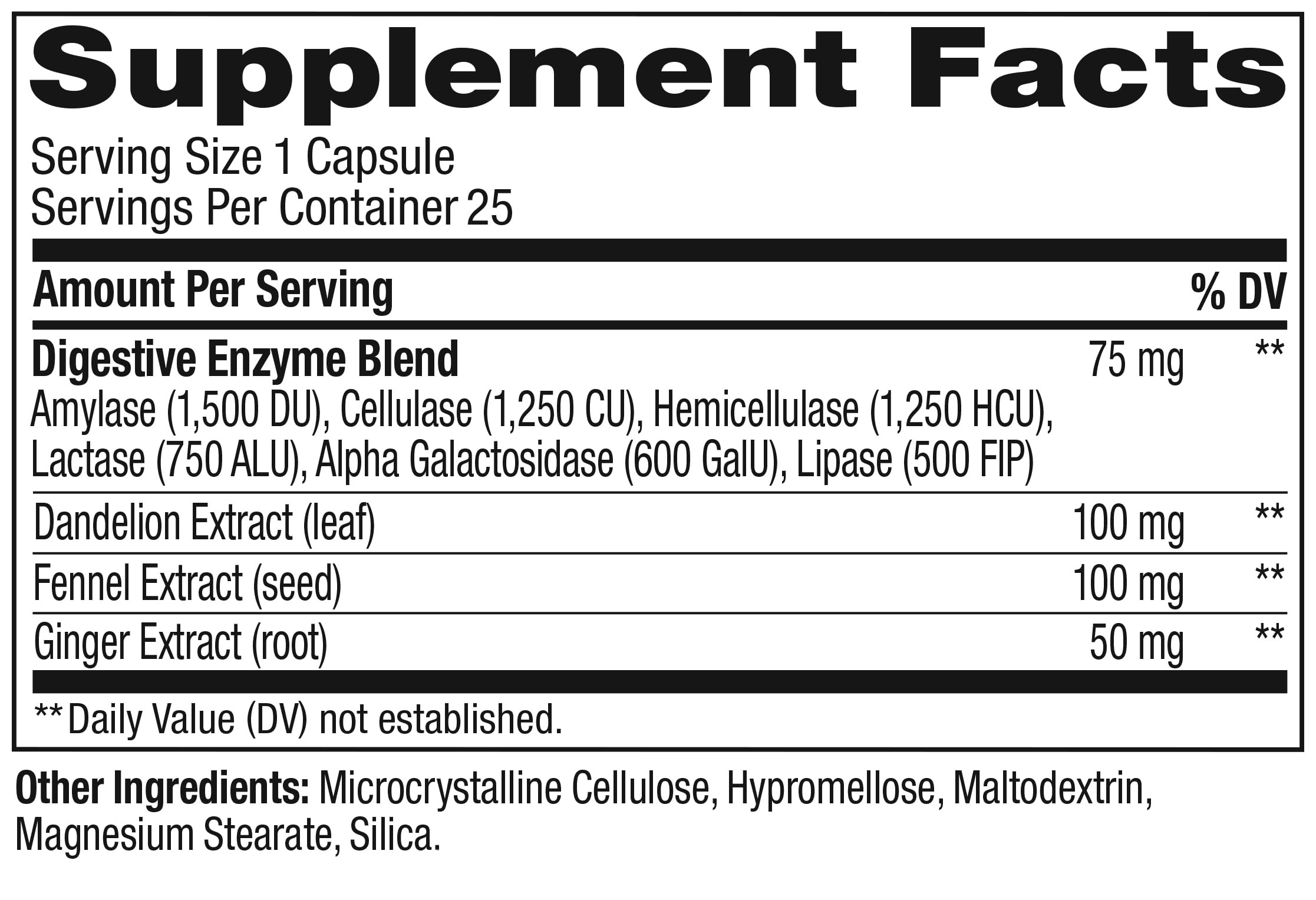 OLLY Beat The Bloat Capsules, Digestive Support Enzymes, Supplement for Women - 25 Count OLLY uk supplements