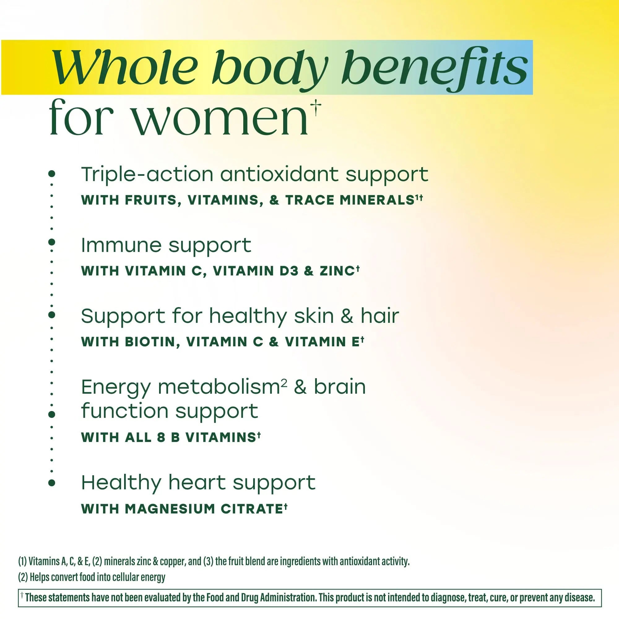 MegaFood Women’s Whole Body Multivitamin Gummies - Multivitamin For Women With Vitamin C, Magnesium Citrate, Vitamin D3, Folate MegaFood uk supplements