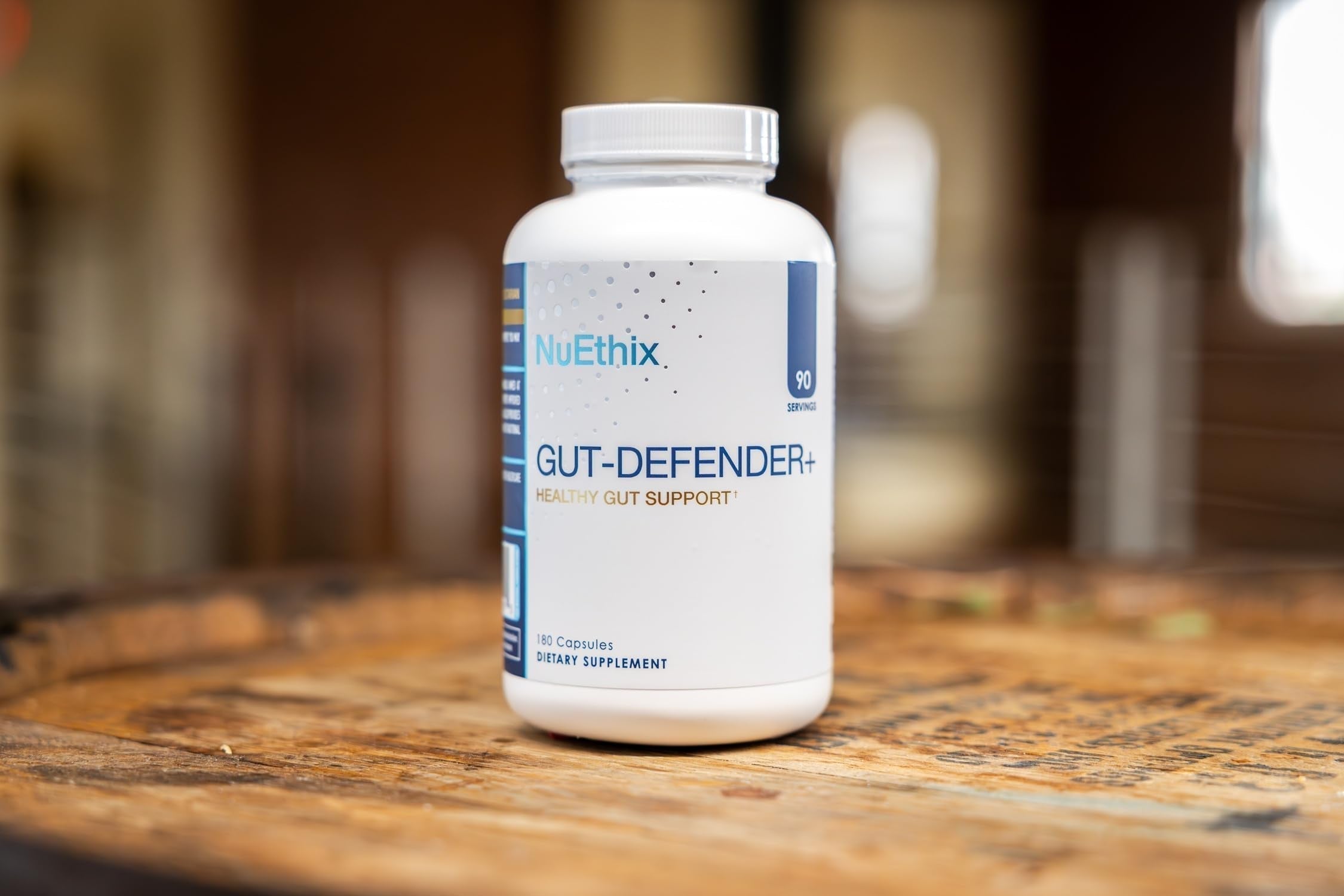 NuEthix Formulations Gut Defender+ Microbiome Balance Dietary Supplement, 180 Capsules, 90 Servings NuEthix Formulations uk supplements