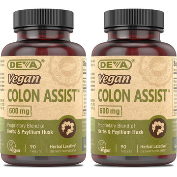 DEVA Vegan Colon Assist 90 Tabs (Pack of 2) DEVA uk supplements