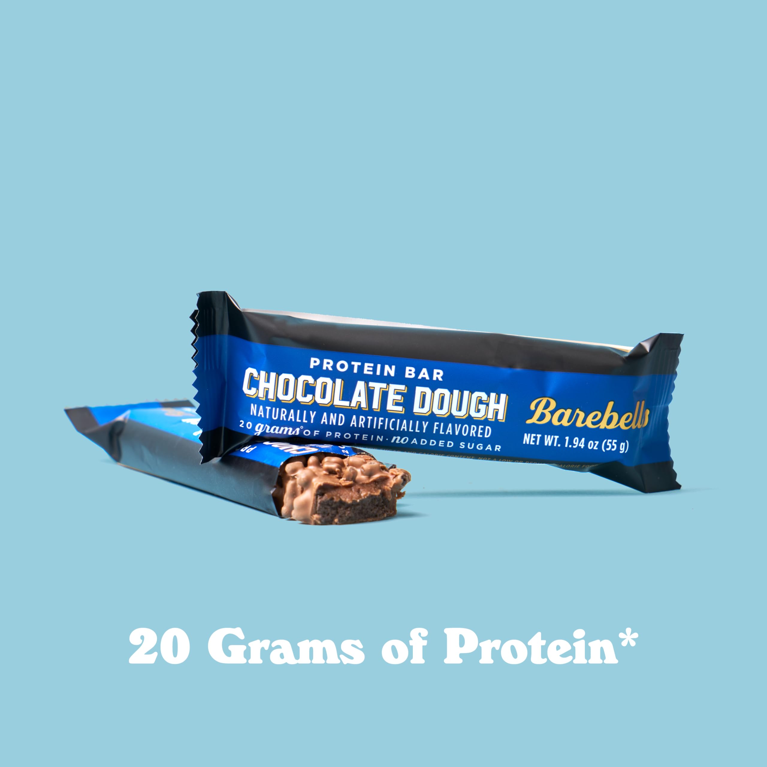 BAREBELLS Protein Bars Variety Value Pack - 16 Count, 1.9oz Bars - Protein Snacks BAREBELLS uk supplements