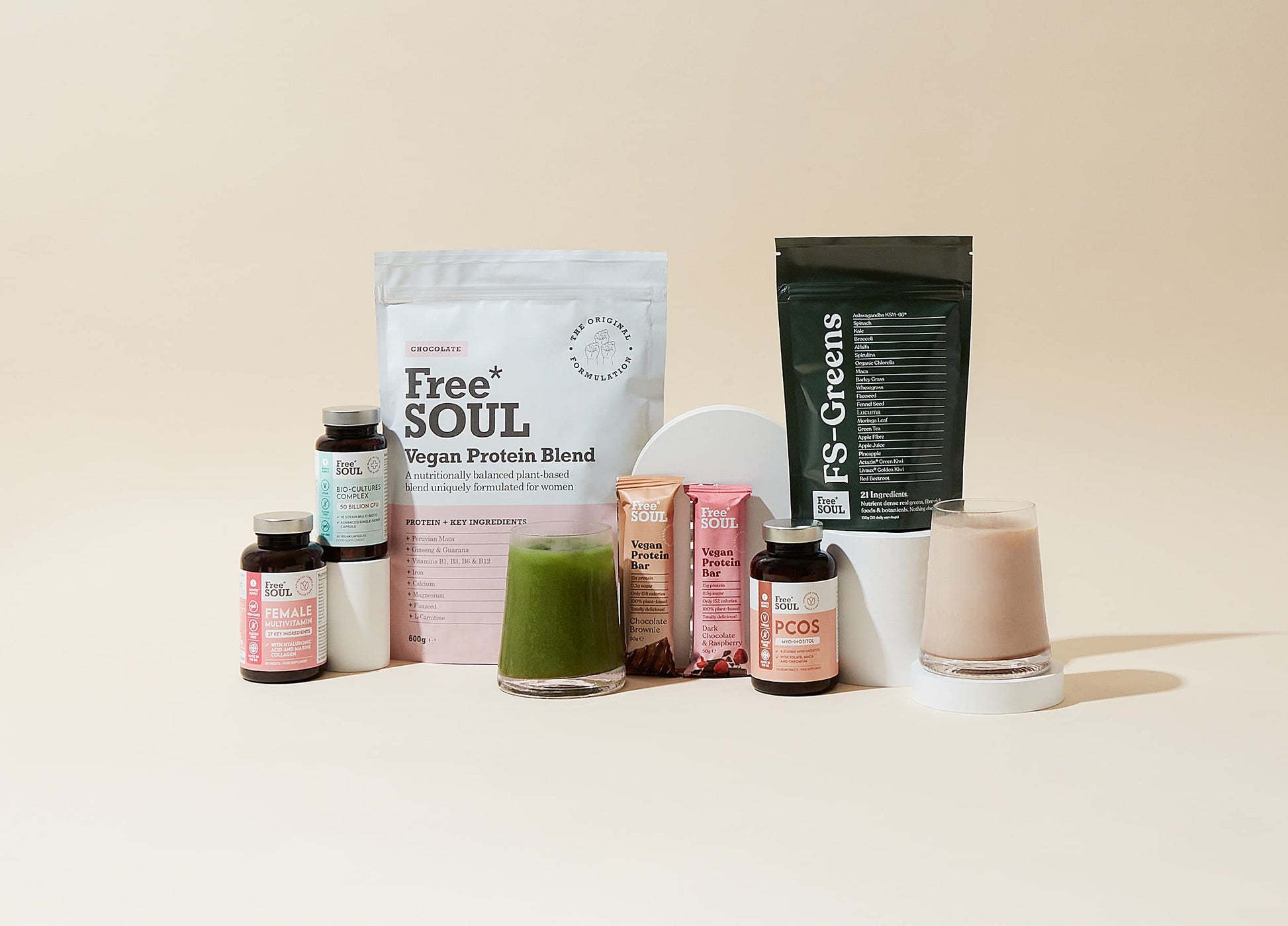 Women's Multivitamins and Minerals with Collagen & Hyaluronic Acid - 27 Essential Free Soul uk supplements