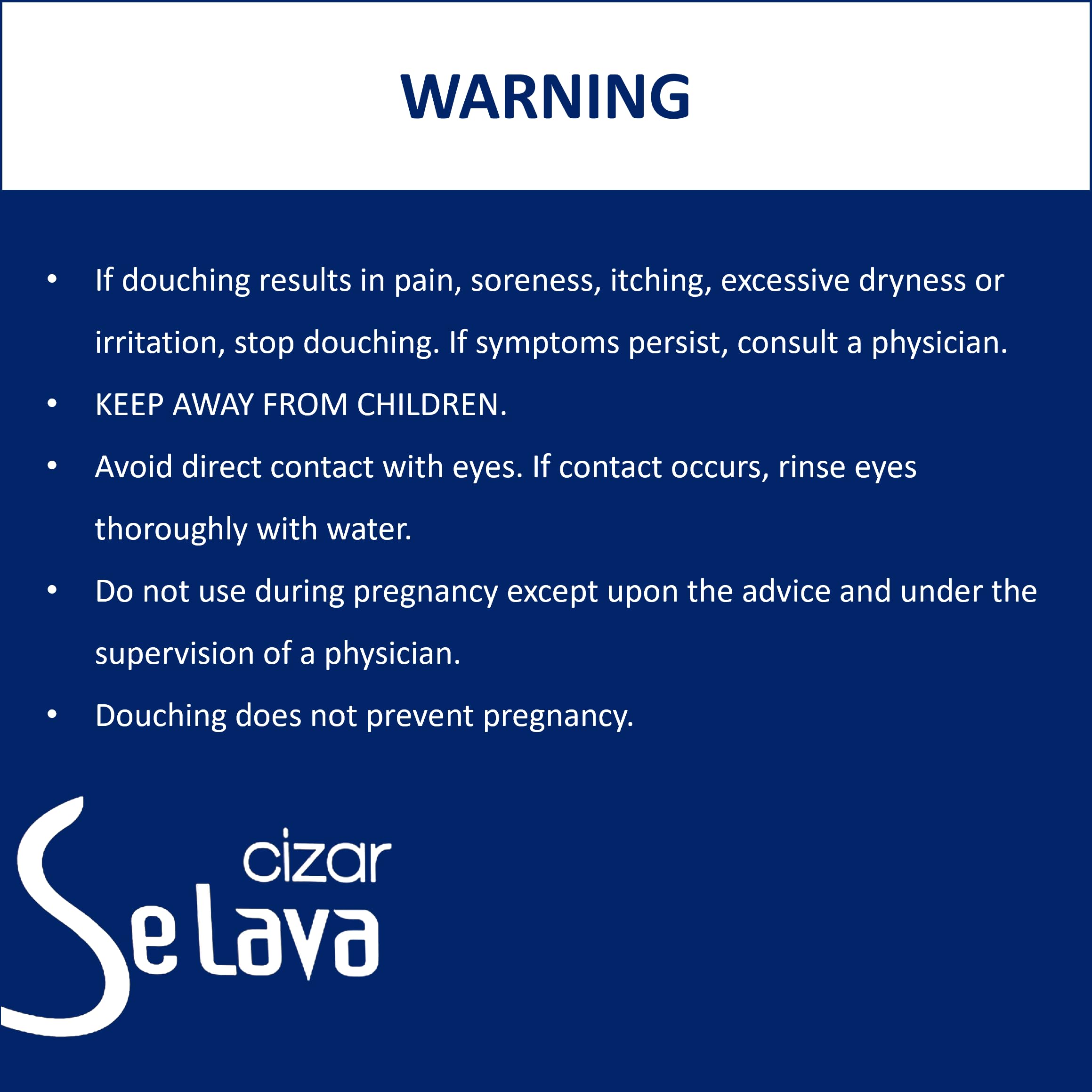 Cizar - Selava, Feminine Wash 15ml 7ea, Gynecologists Developed, Preservative-Free Cizar uk supplements