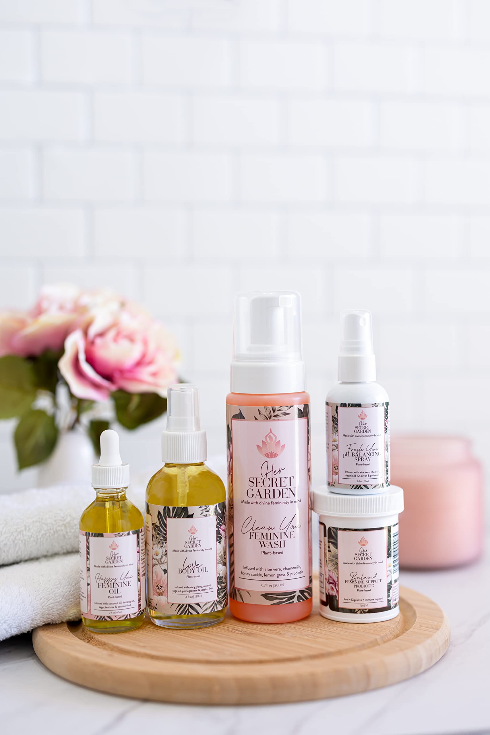 Her SECRET GARDEN Fresh Yoni - Feminine Spray 2oz, plant-based soothing mist all natural Her SECRET GARDEN uk supplements