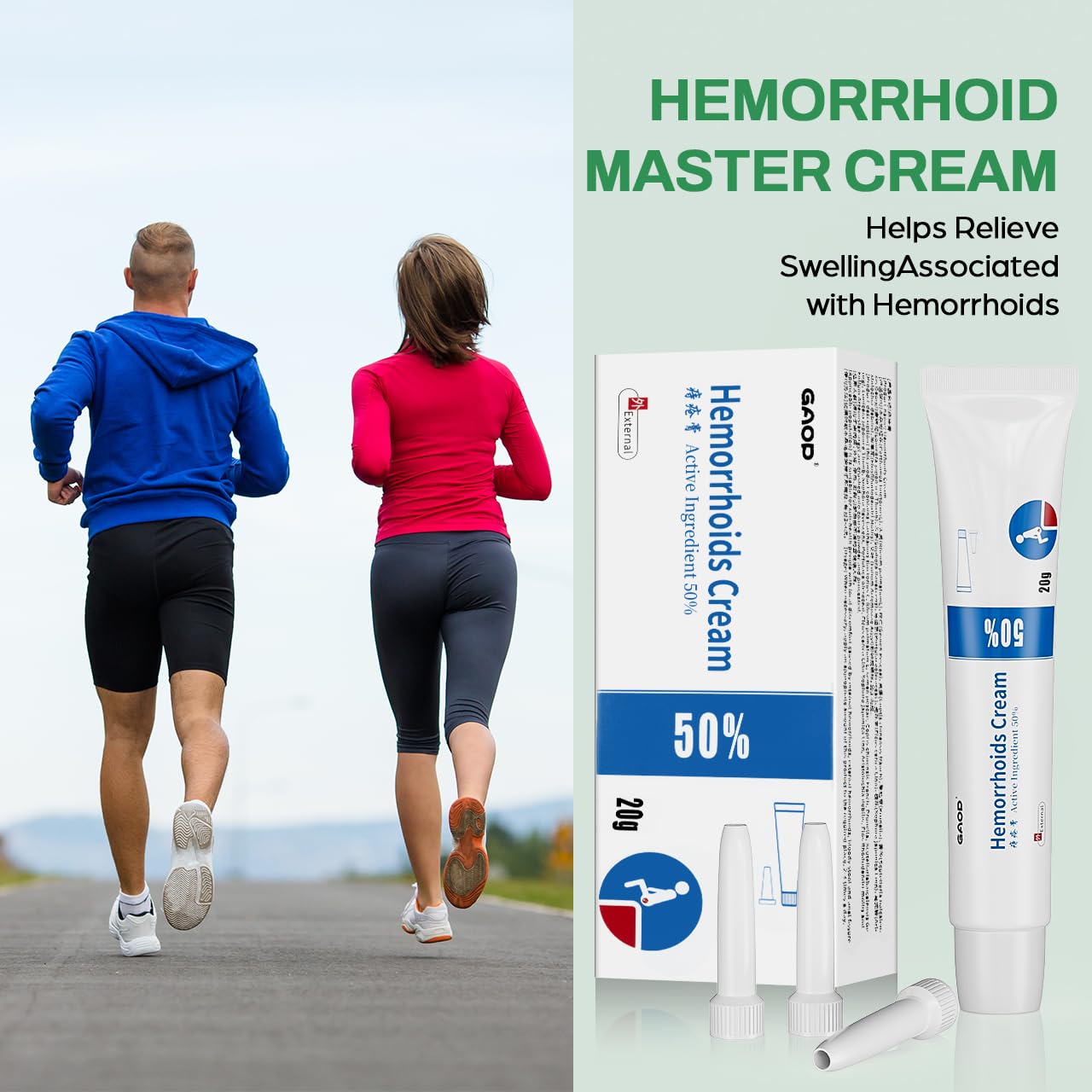 NXHMSWYG Hemorrhoid Cream, Fissure Ointment Body Care Cream Helps to Relieve Pain&Reduce Burning for Men and Women (2pcs) NXHMSWYG uk supplements