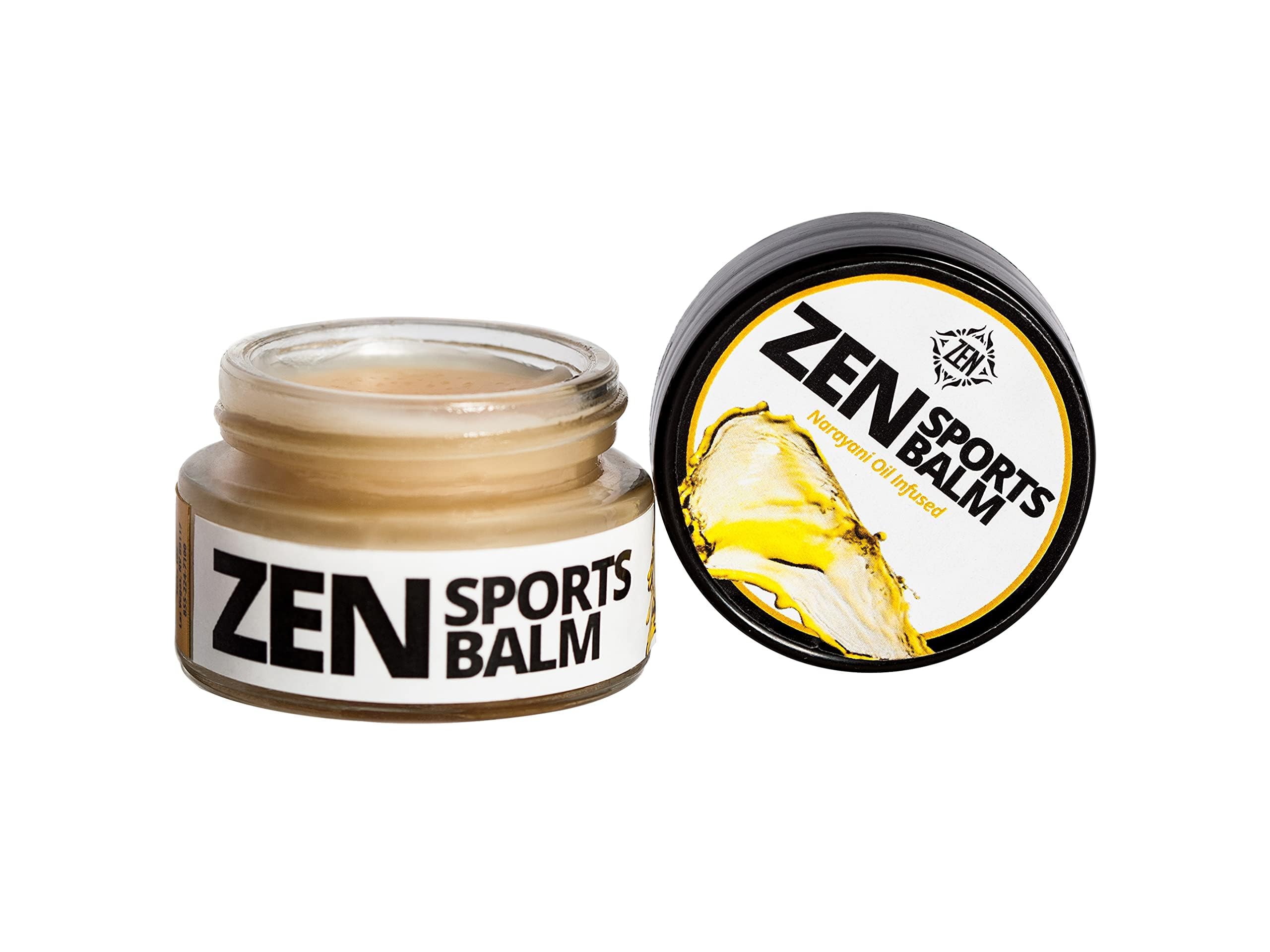 ZEN Sports Balm with Narayani Oil- Cramps, Backaches and Other Workout & Exercise Injuries, Fast-Acting (Pack of 3) ZEN uk supplements