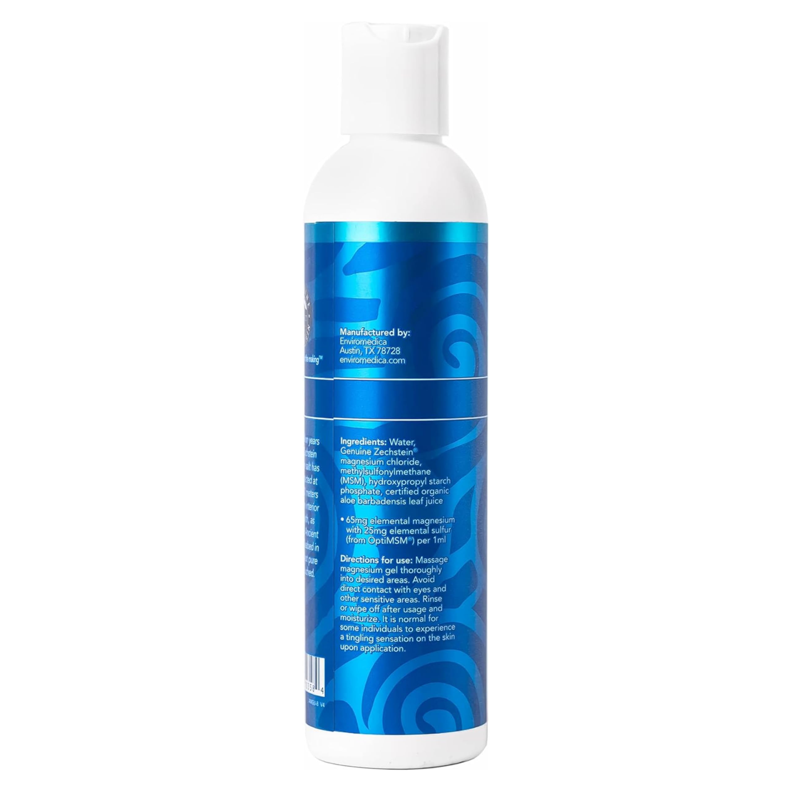 Ancient Minerals Magnesium Gel Ultra with OptiMSM and Aloe Vera - Topical Magnesium Gel Formula with MSM Best Used for Massage and Topical Application (8oz) Aus Healthcare uk supplements