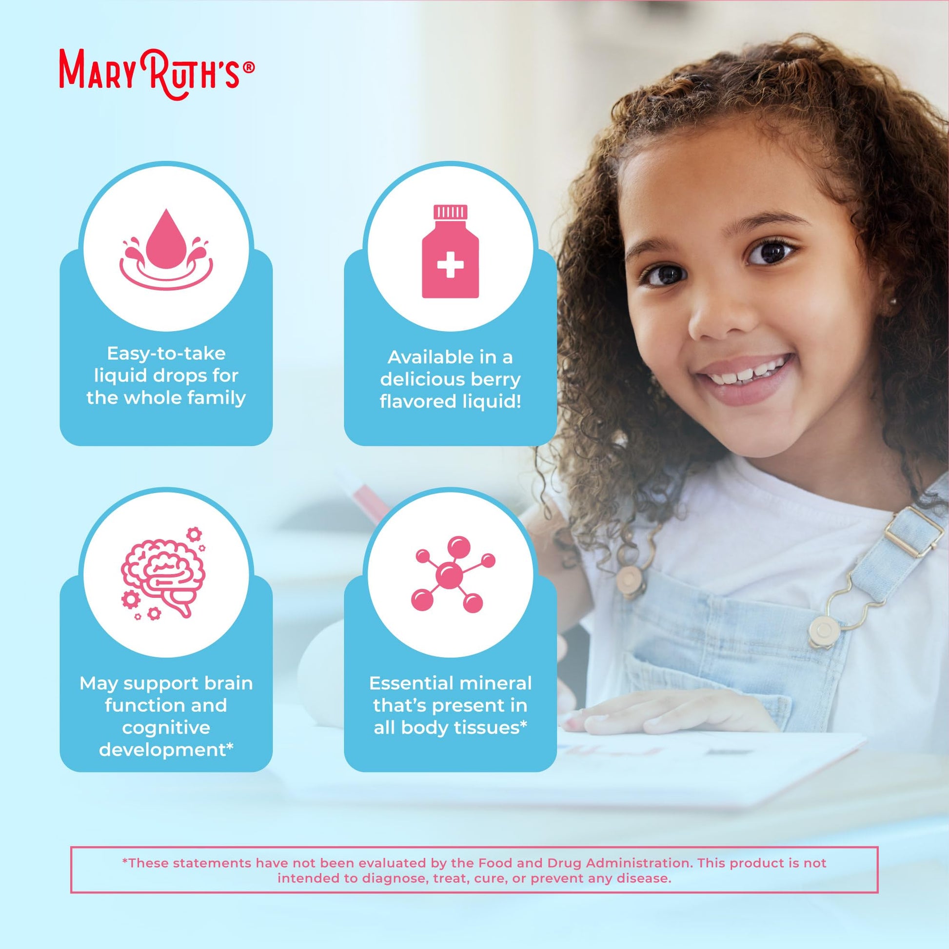 MaryRuth Organics Zinc Supplement for Immune Support, Immune Support Supplement for Kids, Ages 4-13, Zinc Sulfate, Vegan, USDA Organic, Glycerin Based, 2 Fl Oz MARYRUTH'S uk supplements