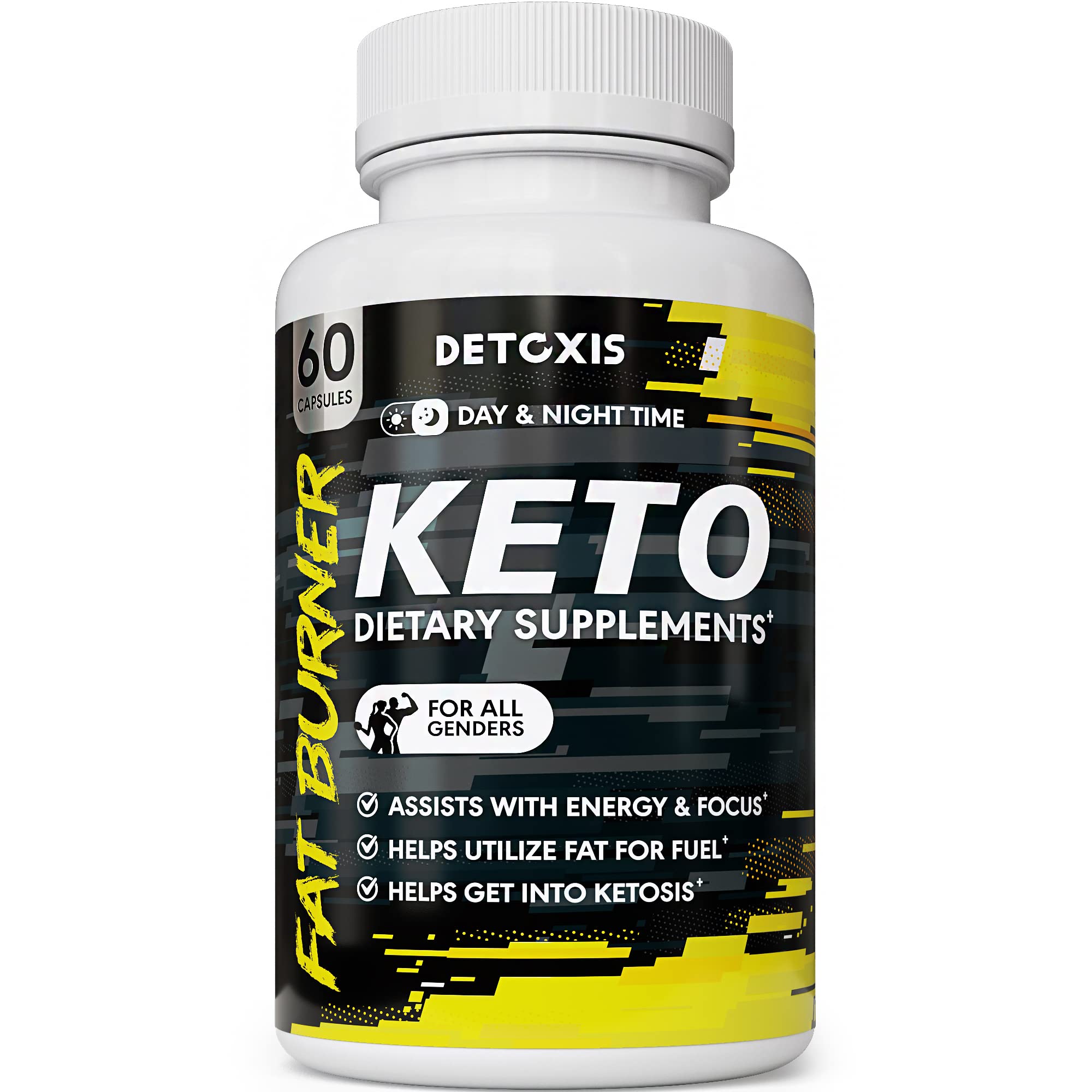 Keto Pills - 60 Ketogenic Diet Support Capsules - Keto Weight Management - Increase Detoxis uk supplements