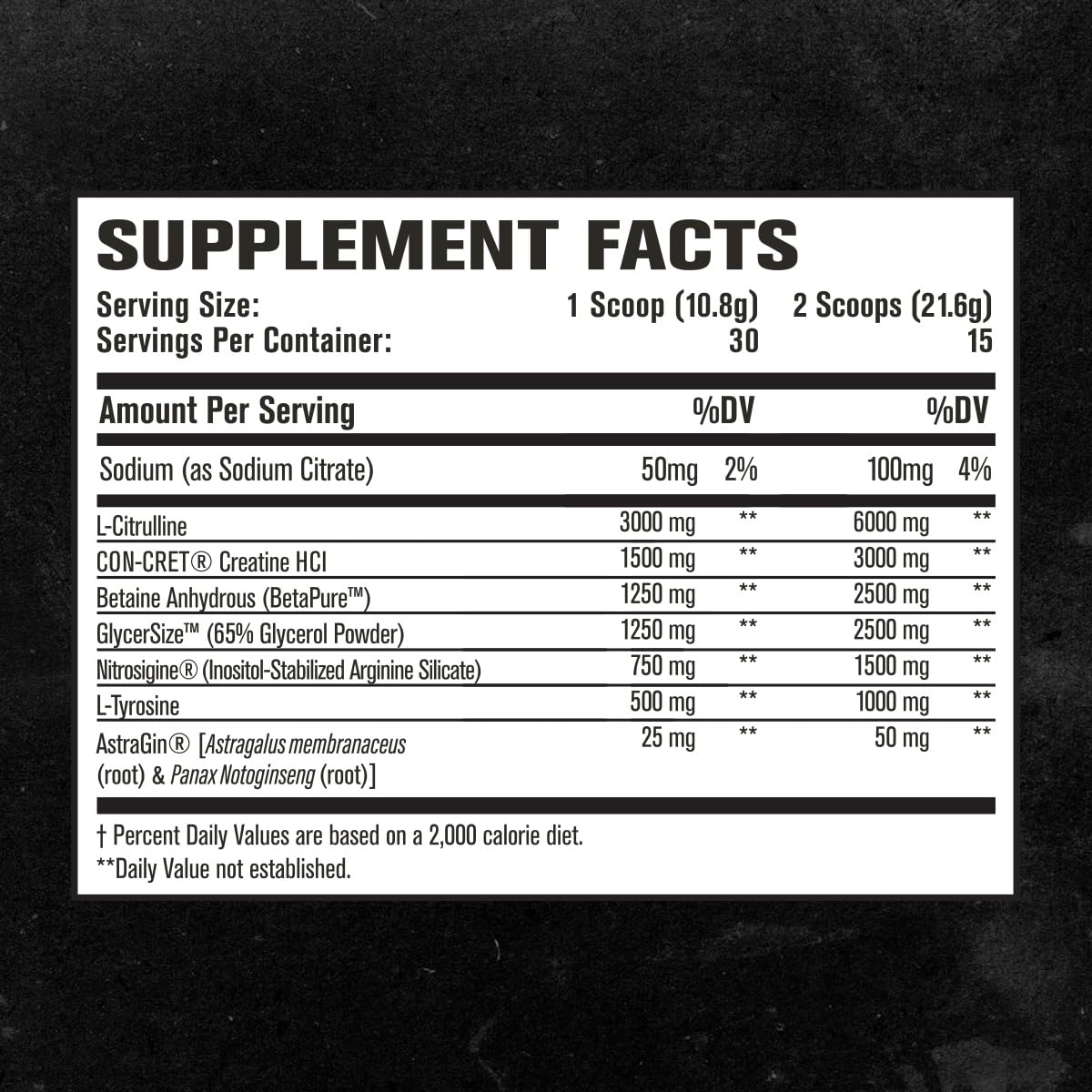 Nitric Surge Stim Free Pre Workout Powder - Caffeine Free Nitric Oxide Supplement Jacked Factory uk supplements