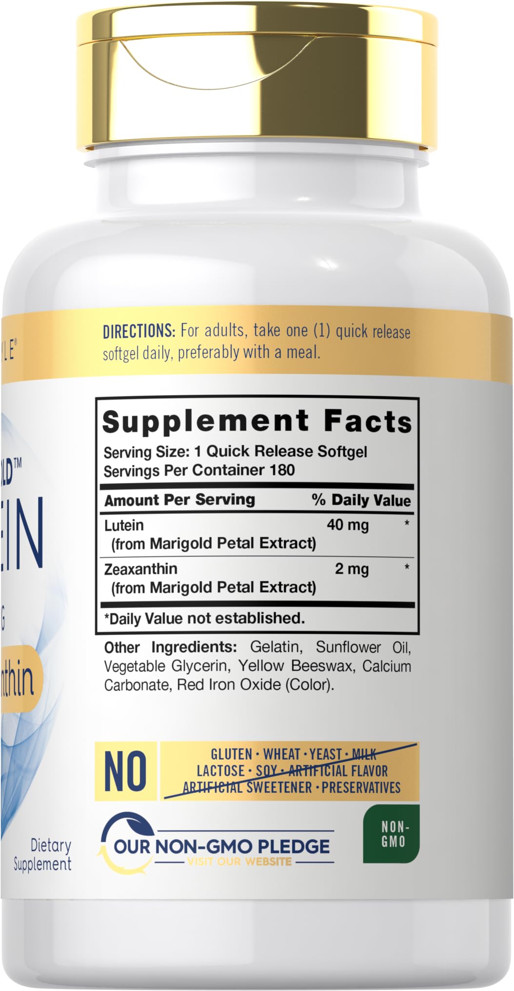 Carlyle Lutein and Zeaxanthin 40 mg | 180 Softgels | Eye Health Vitamins Carlyle uk supplements