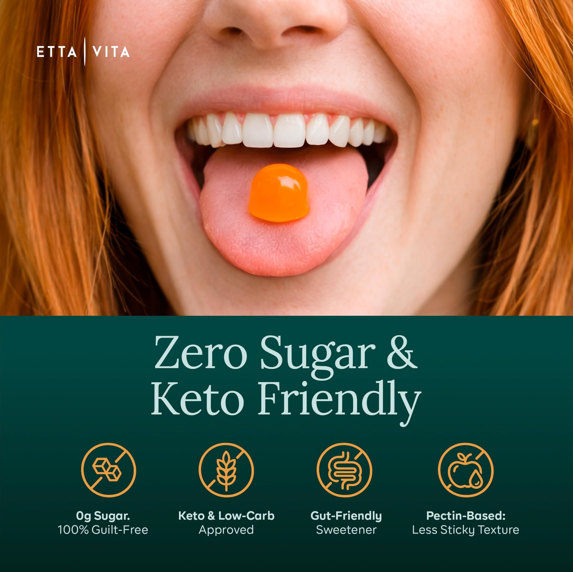 Sugar-Free NAC Gummies (Immune Support Complex) N-Acetyl Cysteine, Vitamin C & Zinc - Supports Respiratory Health, Liver Detox & Cleanse, Kidney Function, NAC Supplement for Kids and Adults - Vegan Etta Vita uk supplements
