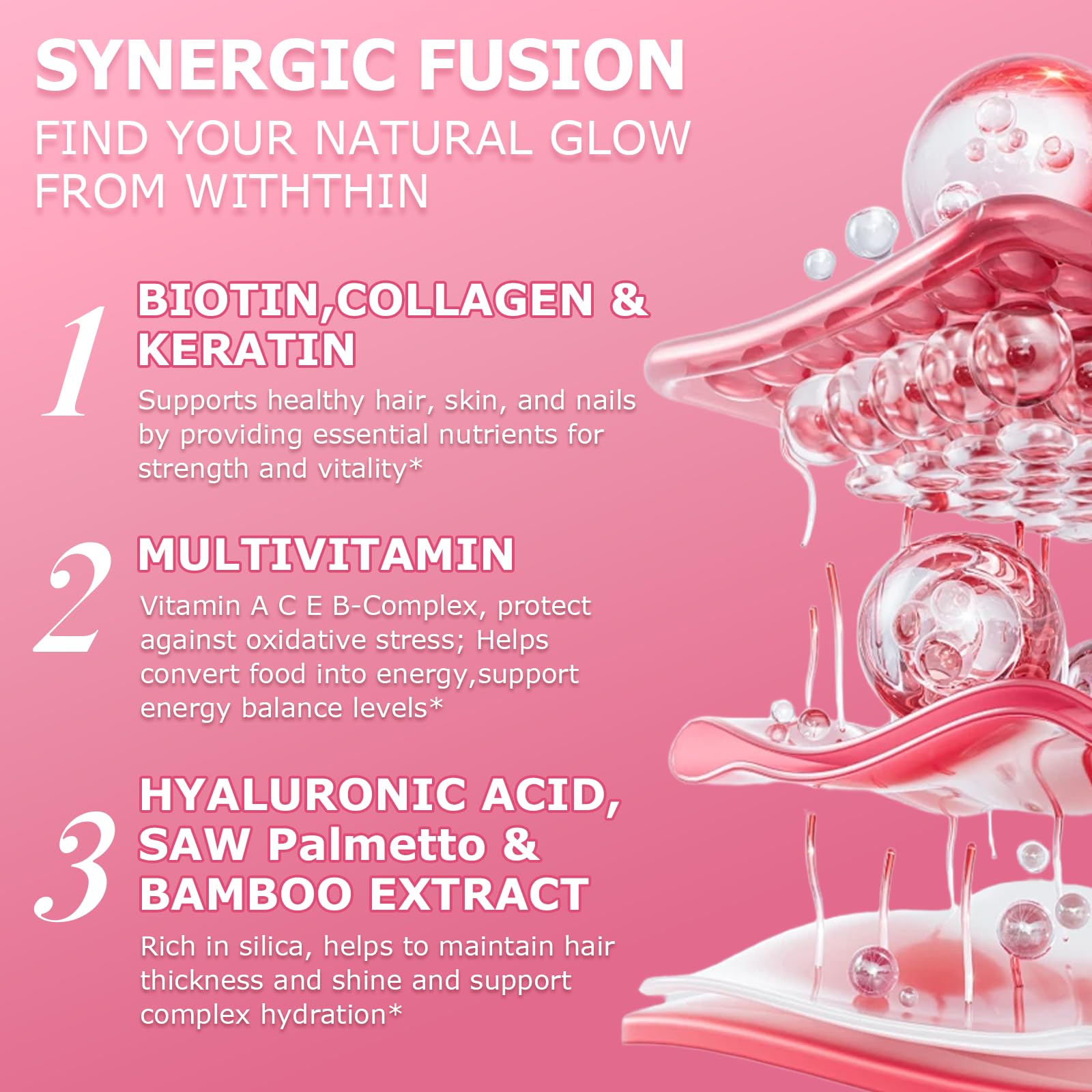 Pure Biotin 10000mcg Liquid Drop Optimal Solutions Hair Skin & Nails Vitamins Support w. Collagen Keratin Hyaluronic Acid Saw Palmetto, Biotin(Vitamin B7) for Hair Growth & Cellular Energy JUIWEFKK uk supplements