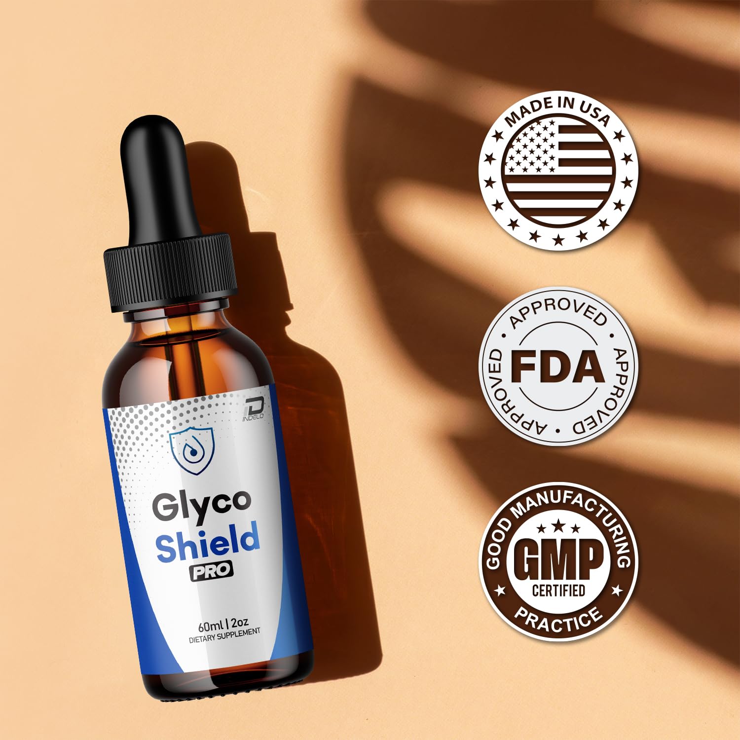 Indelo Glyco Shield Pro Healthy Formula – GlycoShield Pro All Natural Healthy Levels - Extra Strength Liquid, GlycoShieldPro Reviews (3 Pack – 3 Month Supply) Indelo uk supplements