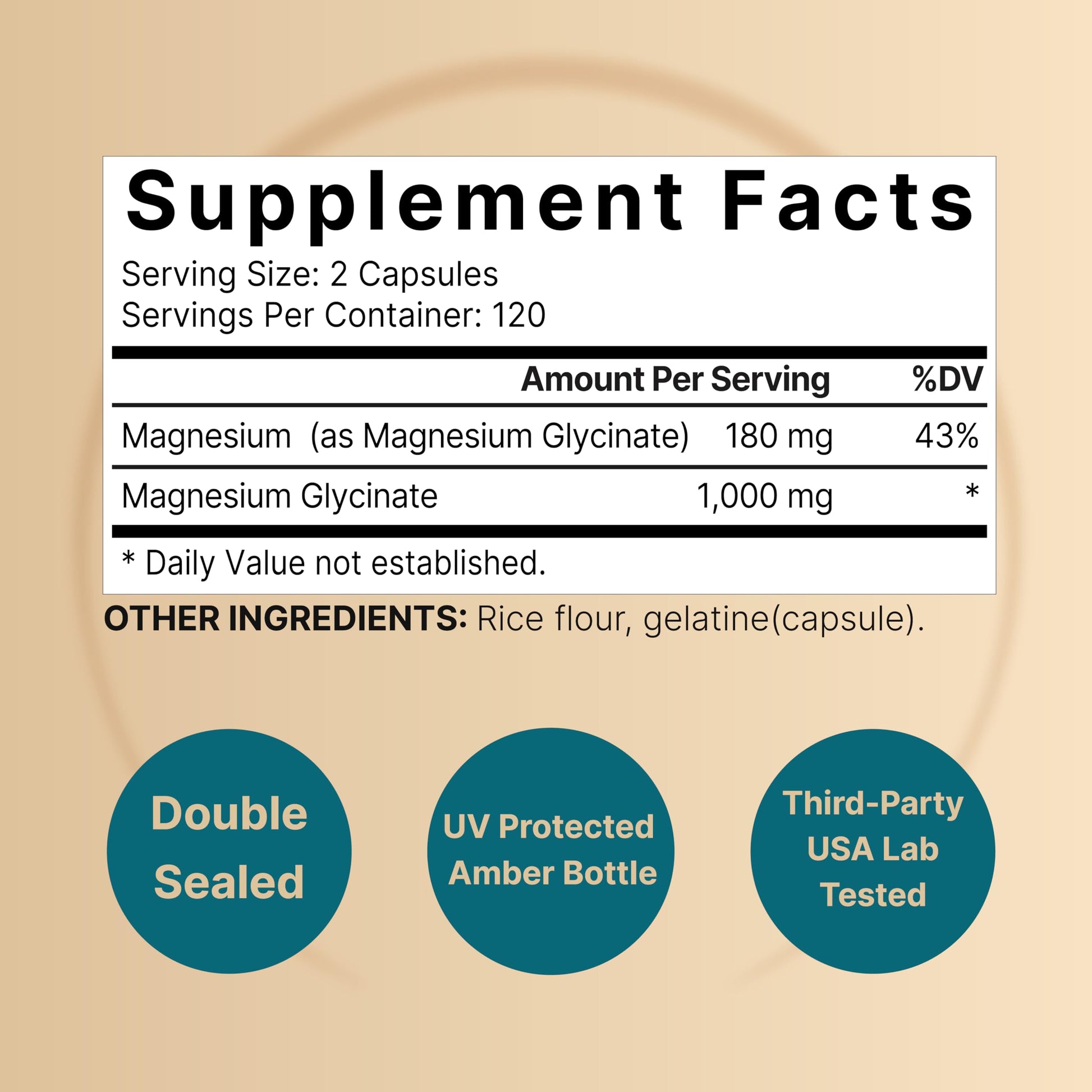 Magnesium Glycinate Supplement 1,000mg | 500mg Per Capsule, 240 Pills NatureBell uk supplements