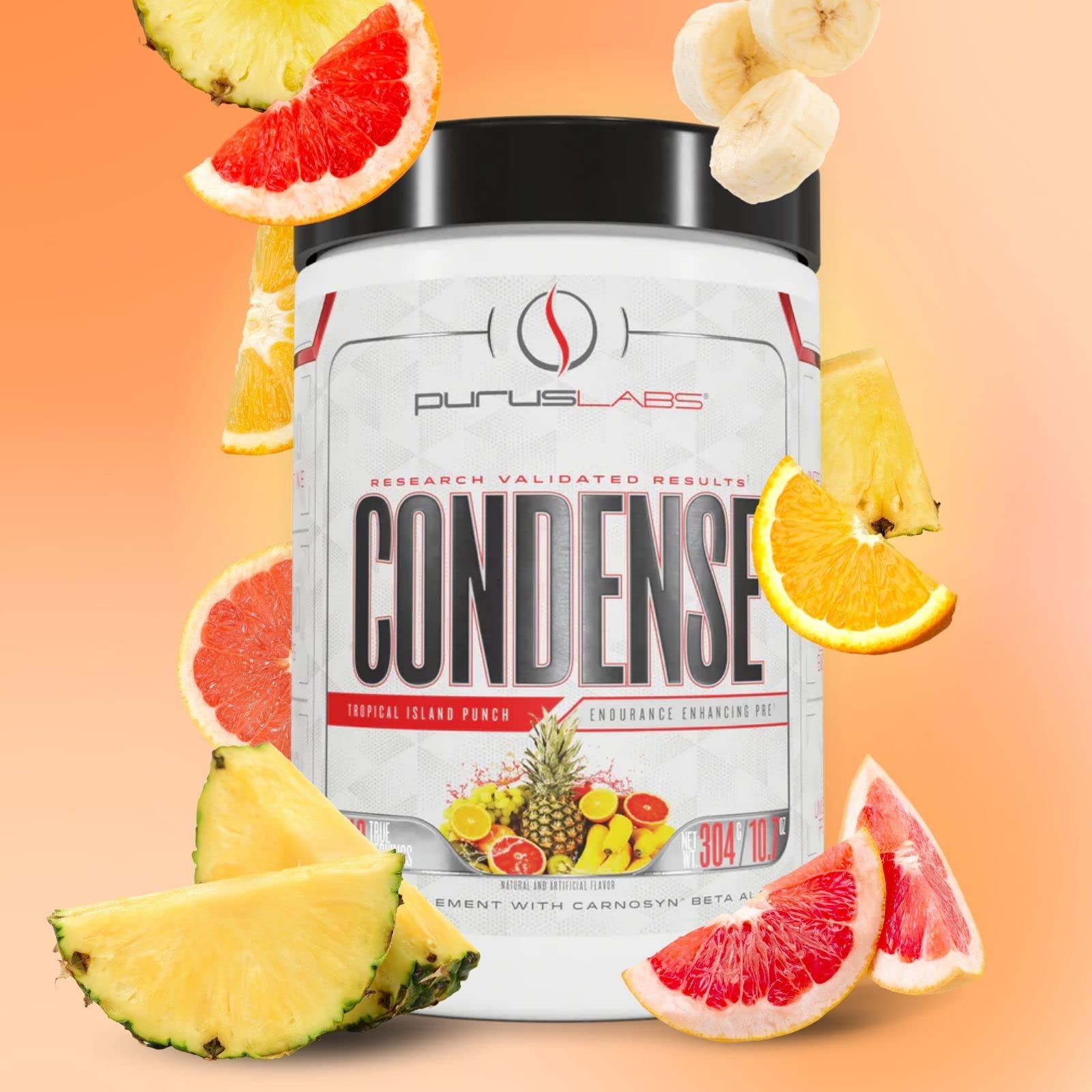 Purus Labs CONDENSE PreWorkout Powder, 40 Servings (Tropical Island Punch) Purus Labs uk supplements